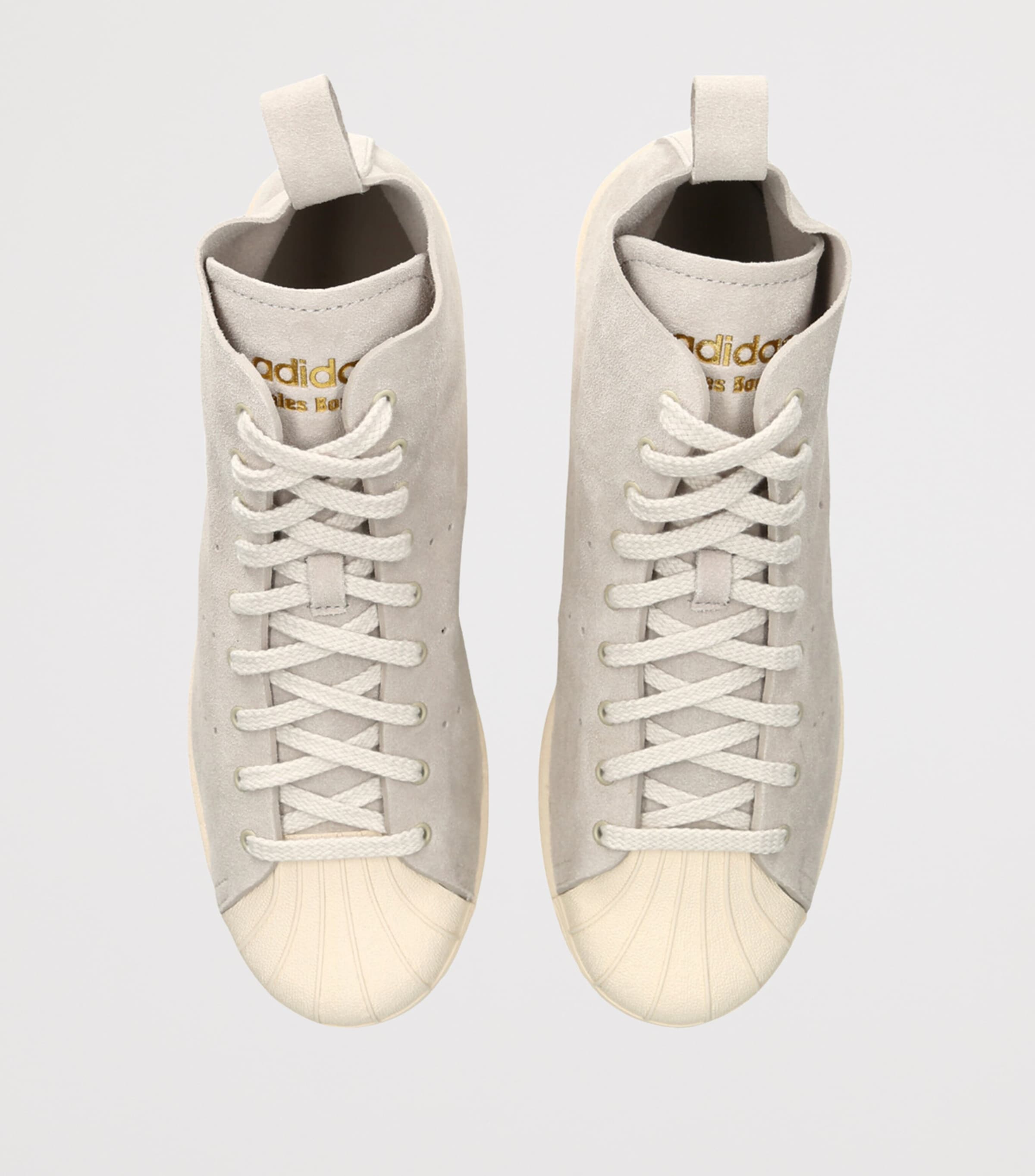 スニーカー BONNER WB Supersar Hi high-top suede sneakers Wales Bonner's Suede Superstar Hi Is Luxuriously Suave
