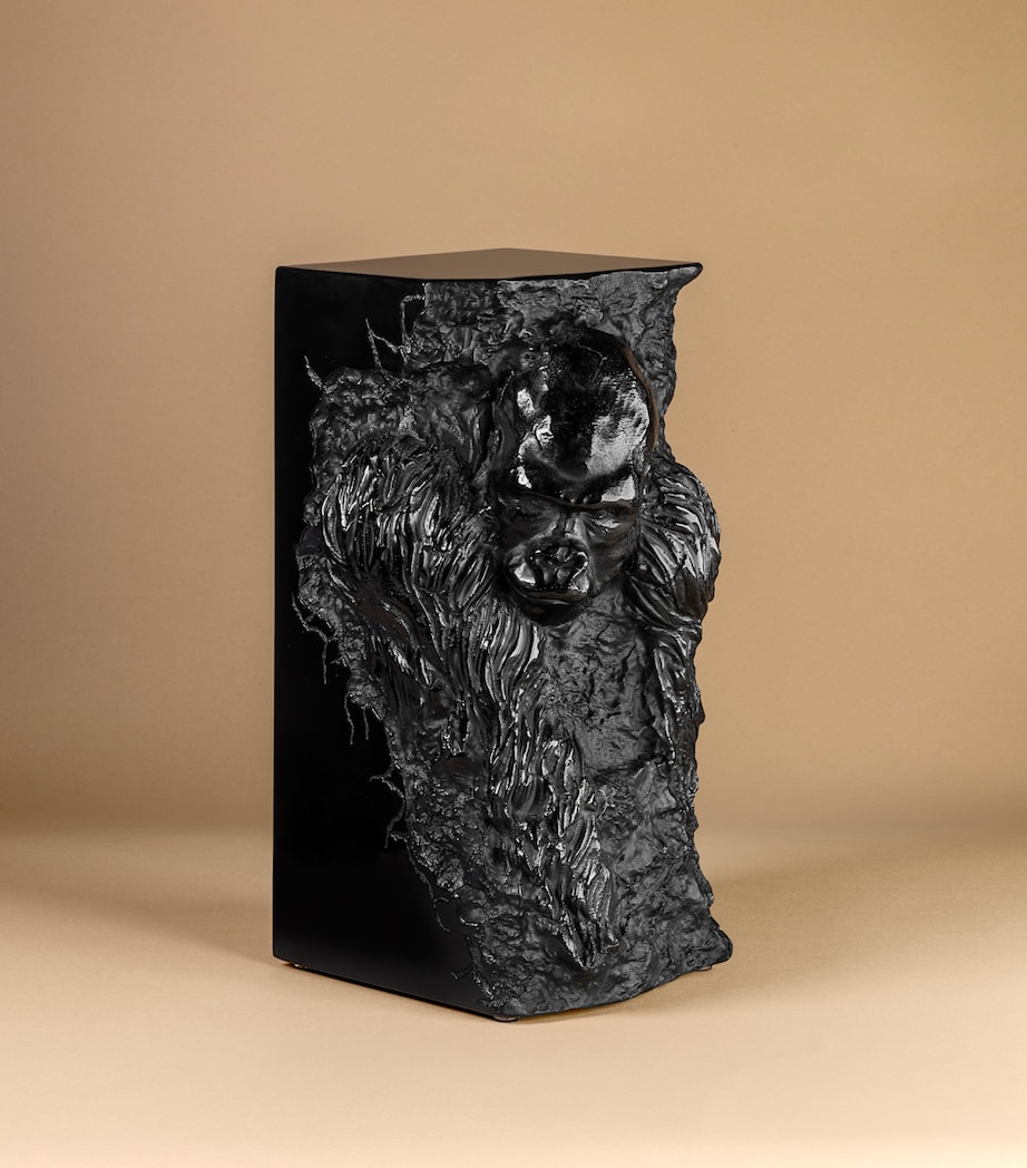 Crystal Wax-Cast Gorilla Sculpture (30.5cm) NOIR Image 2