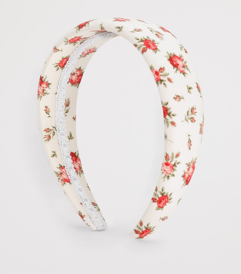 Dolce&Gabbana Kids Cotton Floral Headband Roselline F.bc Image 2