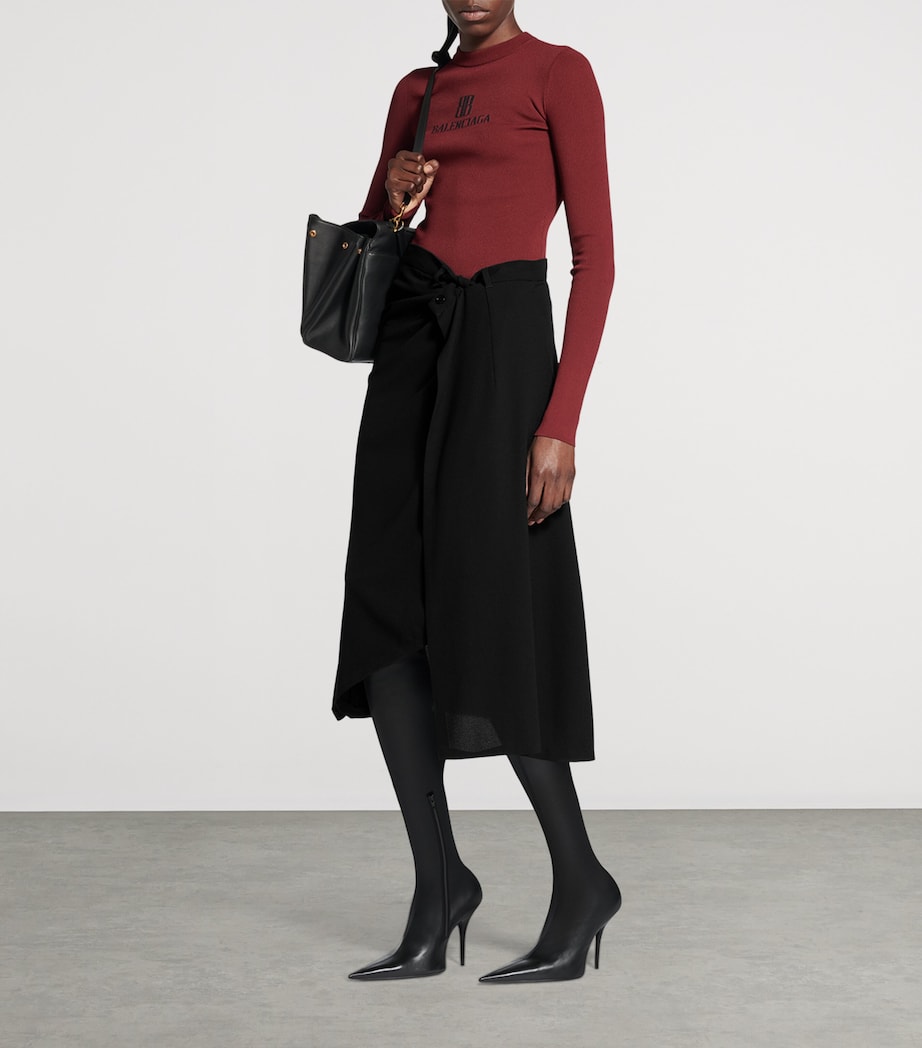 Draped Tailored Skirt 1000 Image 4