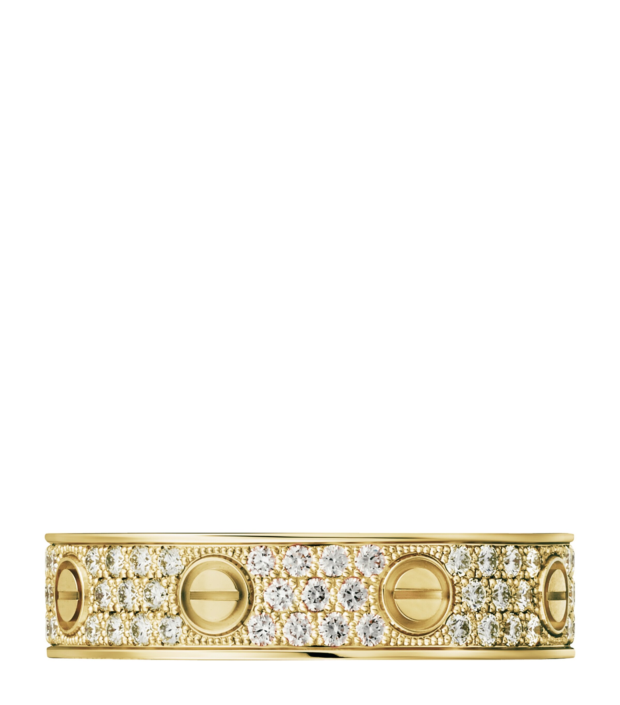 Cartier Yellow Gold and Diamond LOVE Ring Yellow Gold Image 4