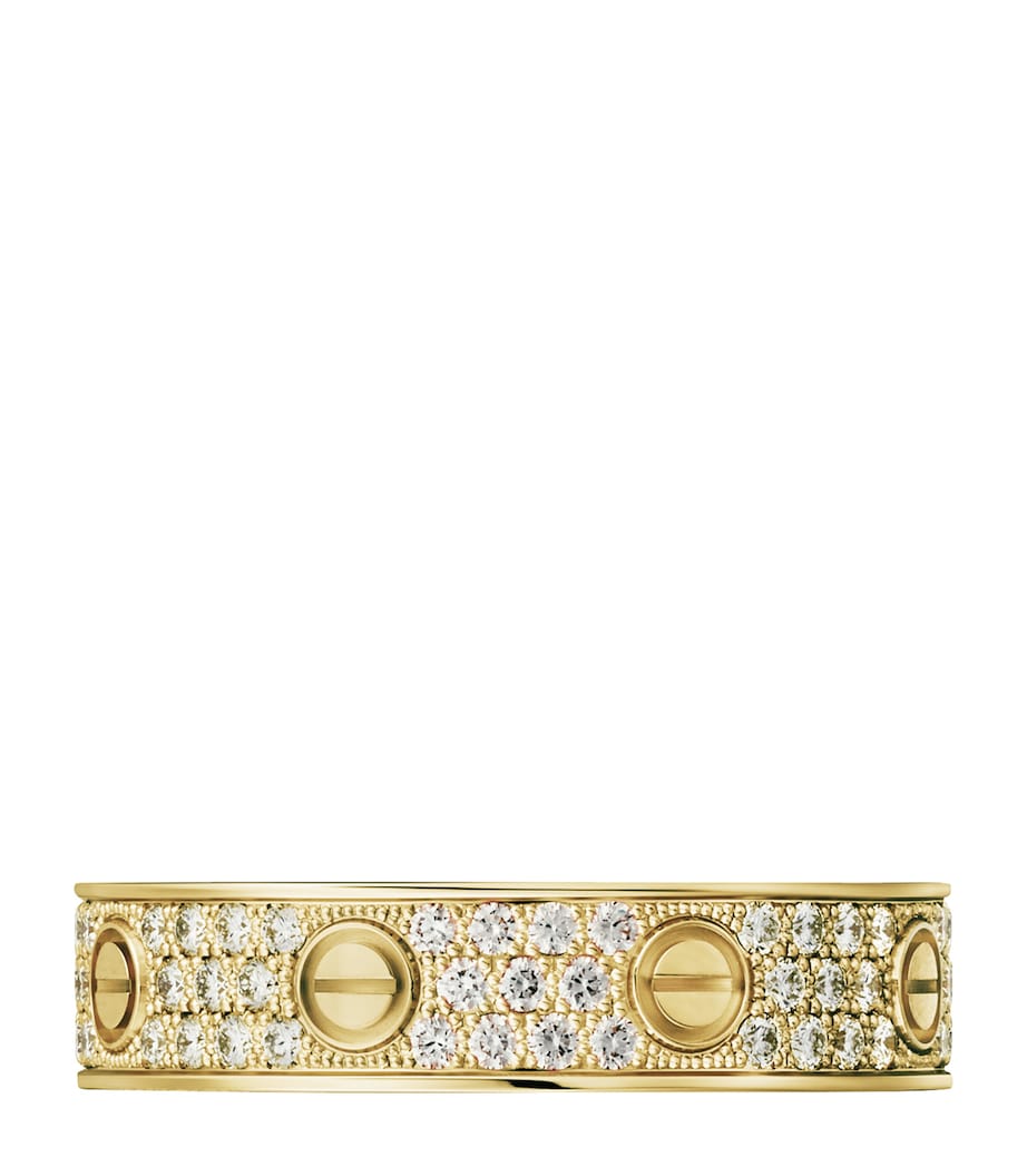Cartier Yellow Gold and Diamond LOVE Ring Yellow Gold Image 4