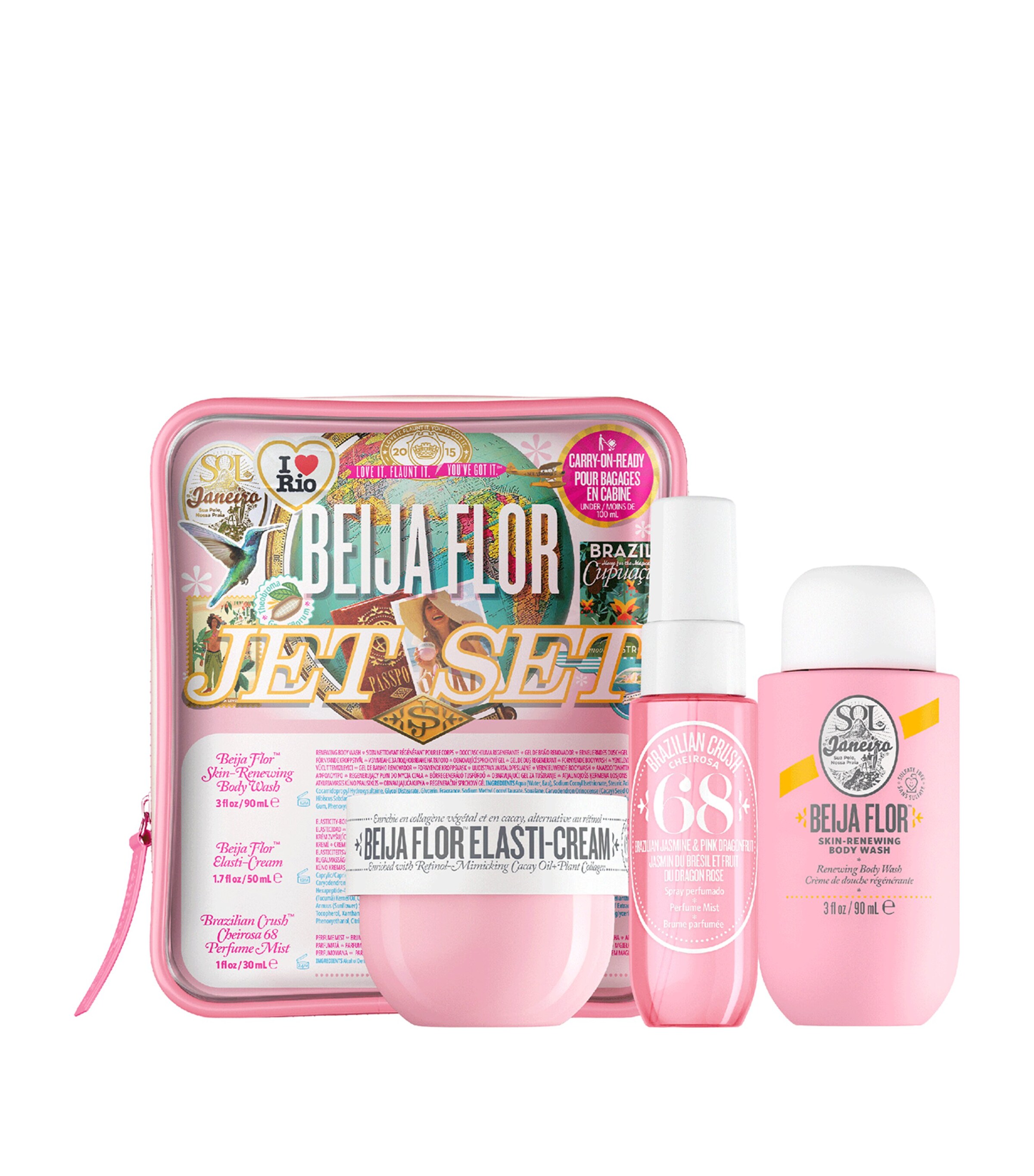 SOL DE JANEIRO Beija Flor Jet Set | Beauty Gift Sets | Bath & Body Gift Sets | Designers | SOL DE JANEIRO SOL DE JANEIRO Beija Flor Jet Set | Beauty Gift Sets | Bath & Body Gift Sets | Designers | SOL DE JANEIRO