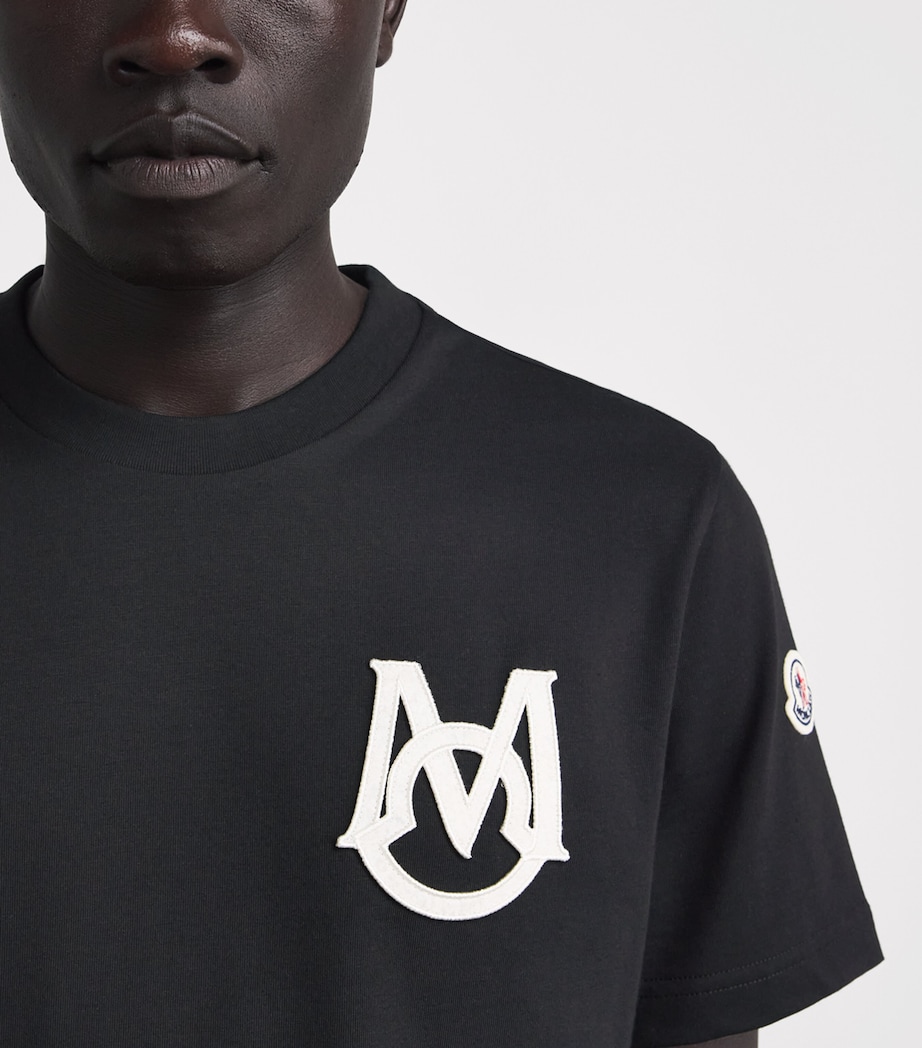 Moncler Mens Cotton Logo T-Shirt Image 3