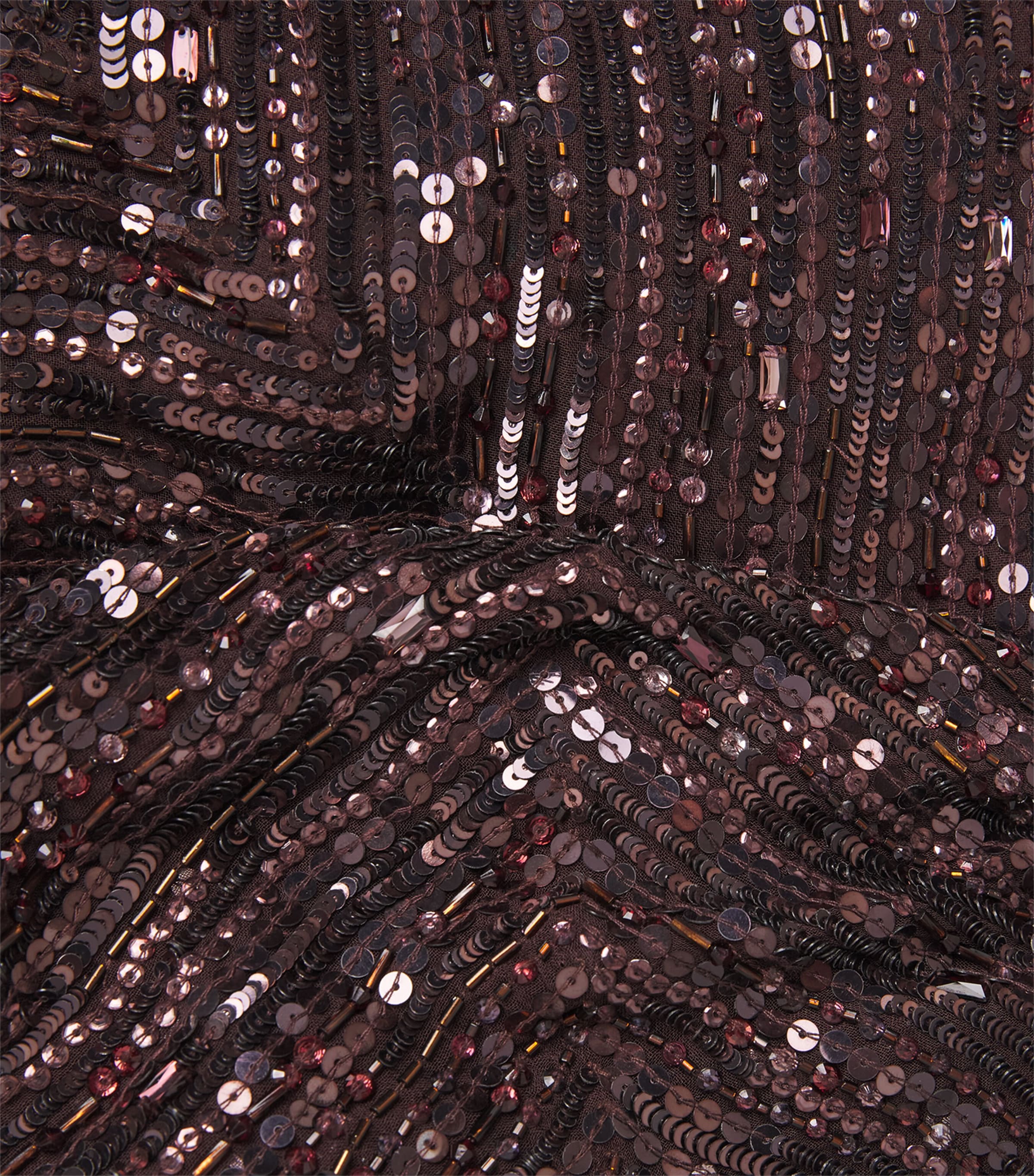 Jenny Packham Womens Sequin Sakari Gown Cacao Image 6