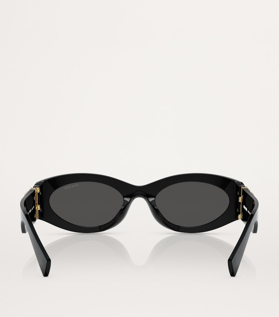 Acetate Oval MU11WS Sunglasses 1AB5S0 Image 4