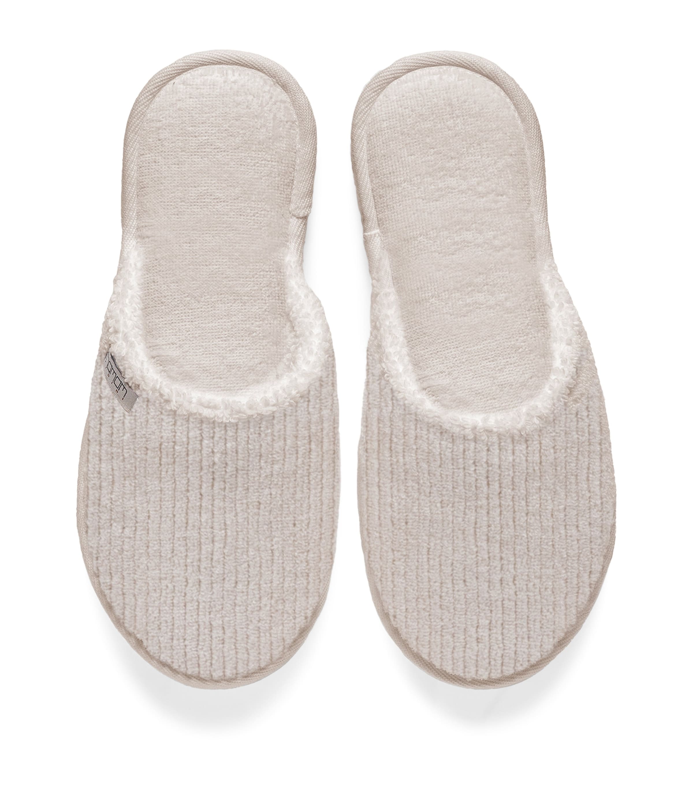 Hamam Organic Cotton Raya Slippers In Neutral