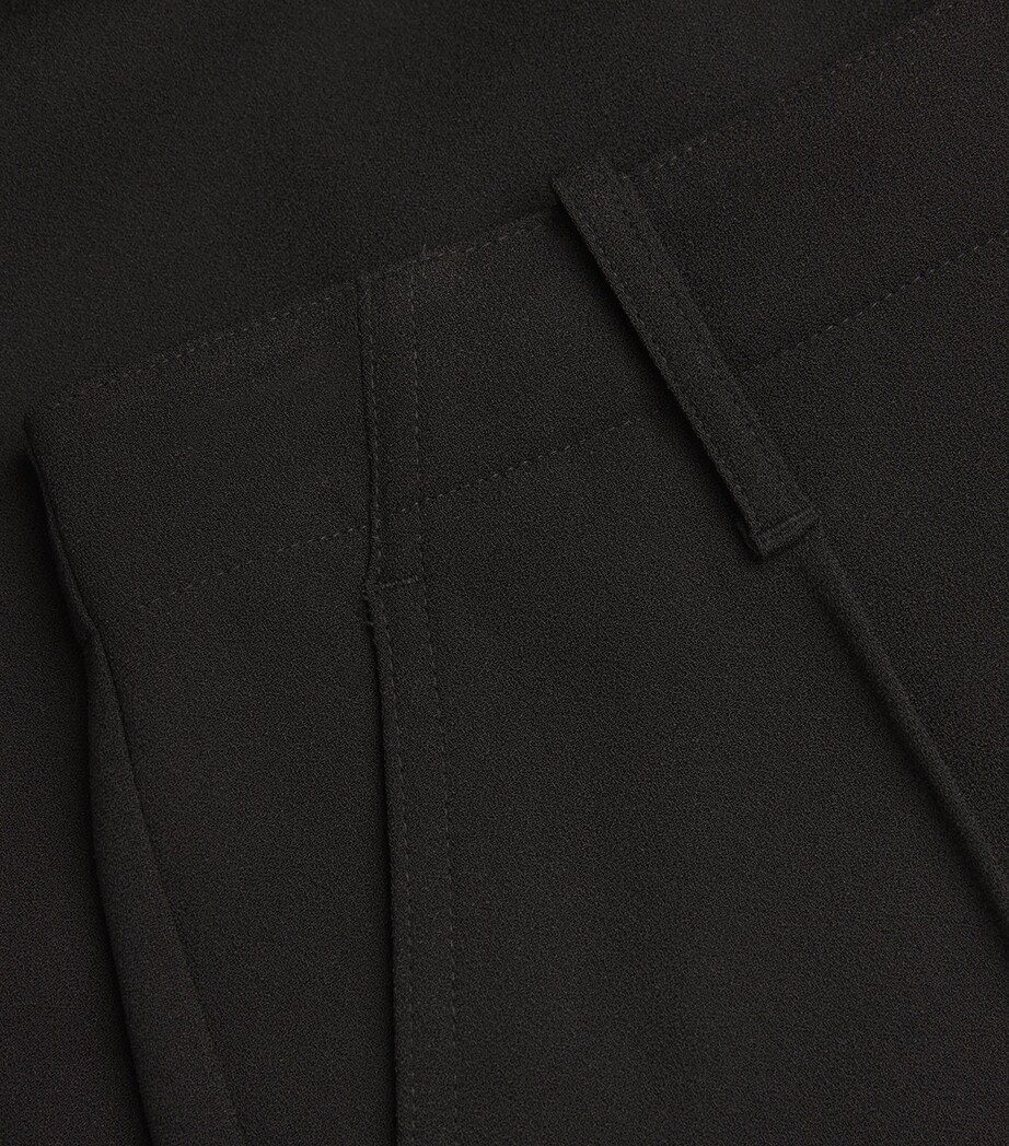 Ansel Wide-Leg Tailored Trousers BLACK Image 5