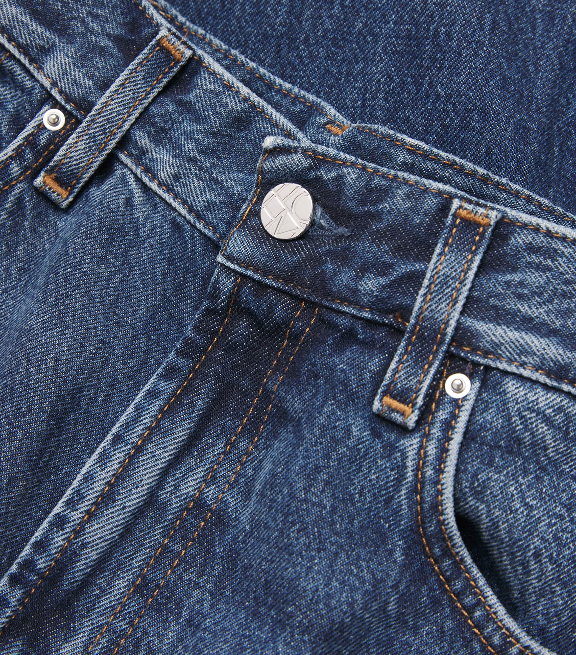 Wide-Leg Jeans 067 DK BLUE Image 5