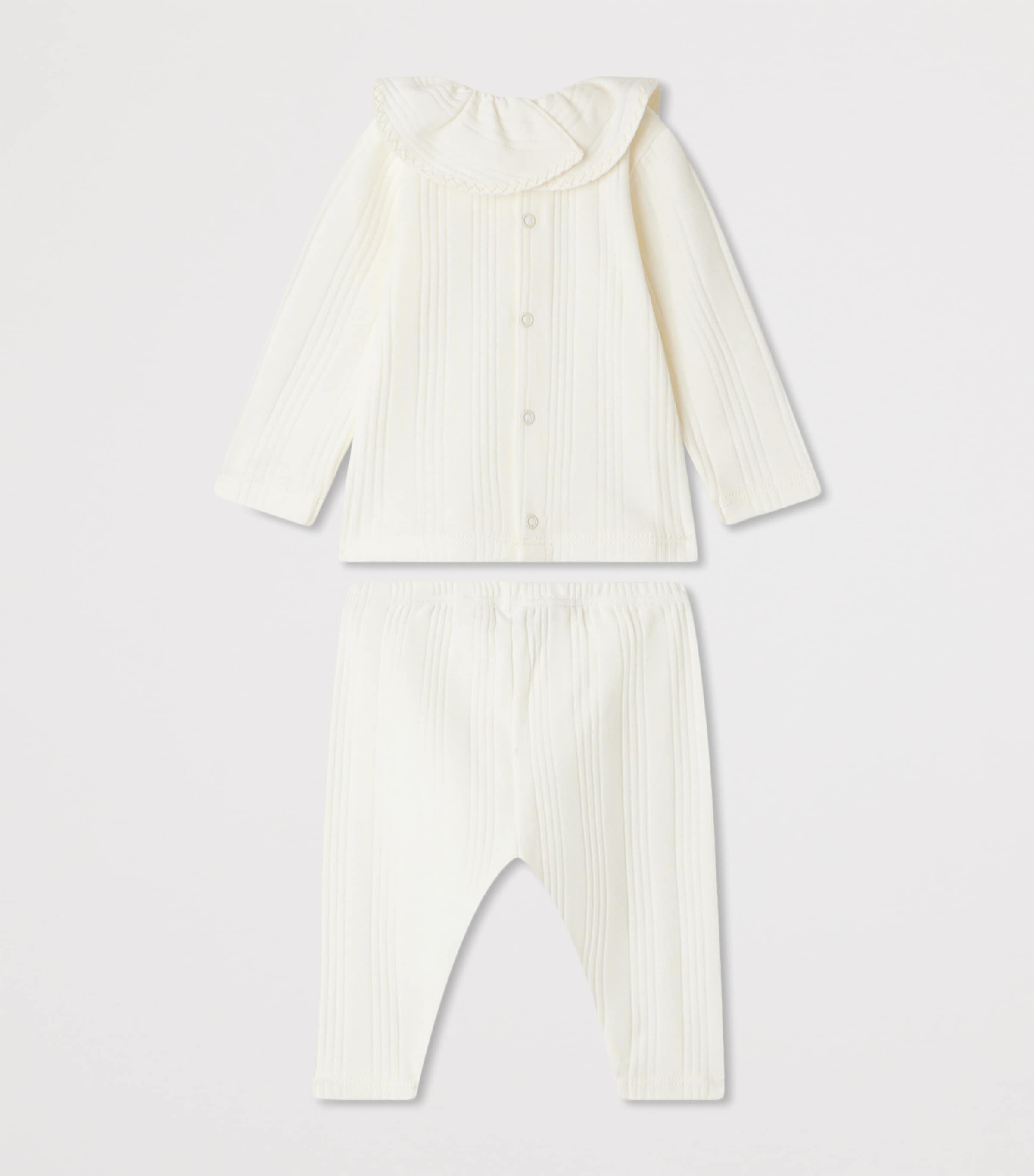 Organic Cotton Jelsia 2-Piece Set (1-18 Months) ECRU Image 2