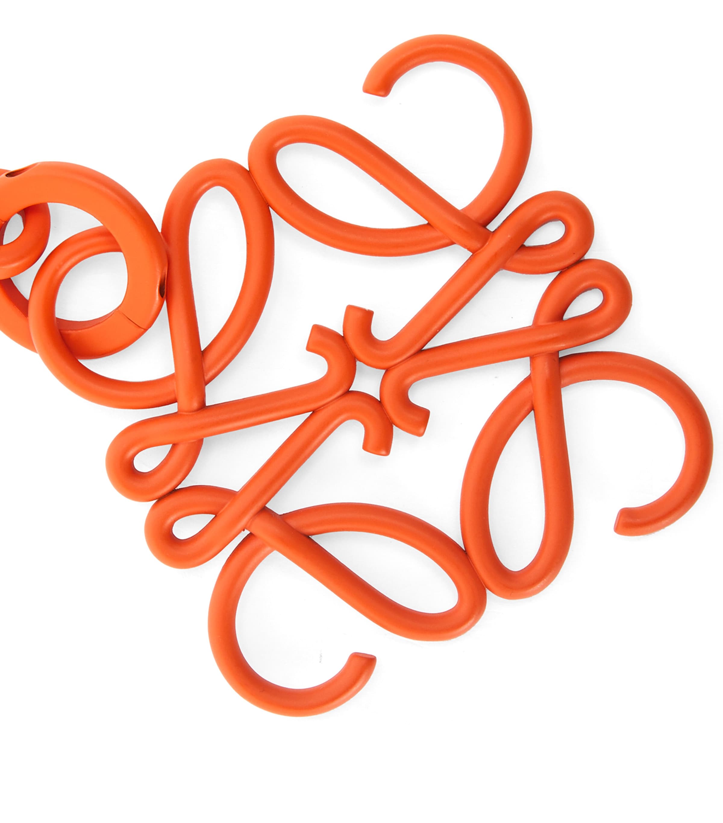 Metal Anagram Charm ORANGE Image 2