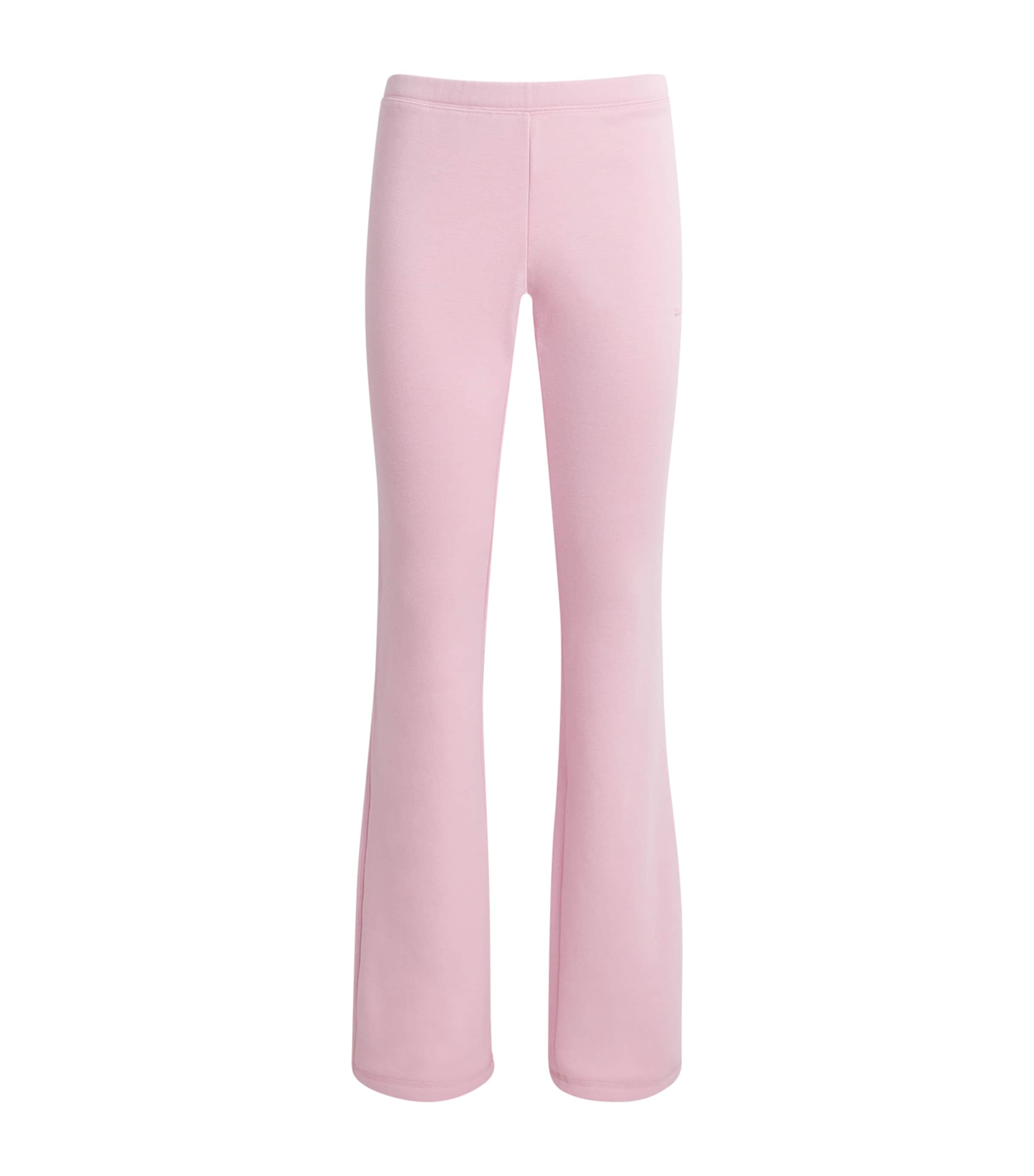 Skims Womens Cotton-Blend Fleece Slim Lounge Pants Halite Image 1