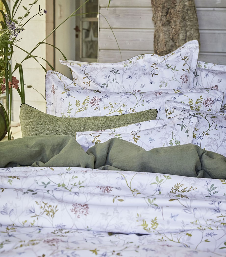 Alexandre Turpault Jardin Des Sens Standard Pillowcase (50cm x 75cm) Ermine Image 2