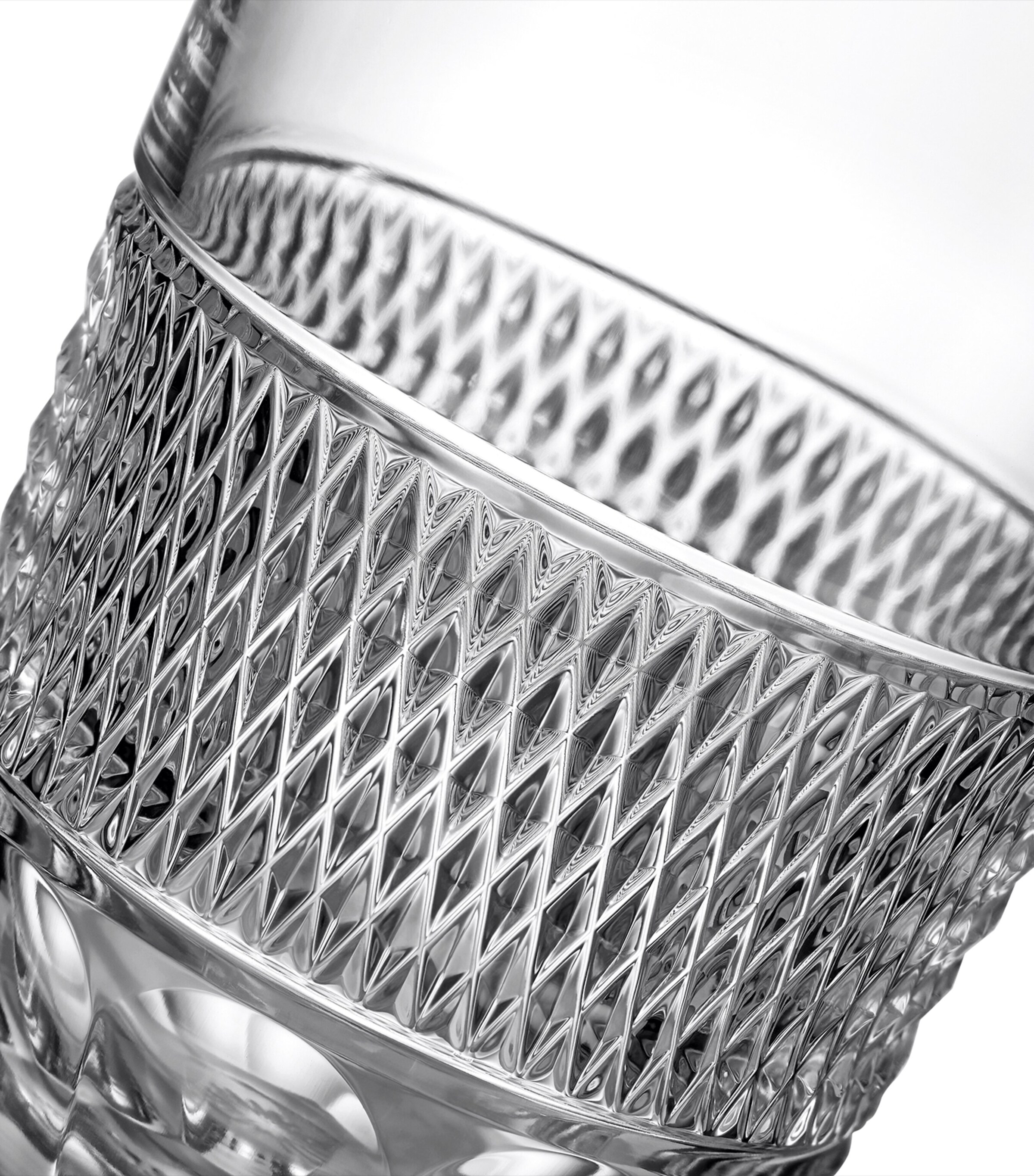 Set of 2 Crystal Copper Coast Water Glasses CLEAR Image 2