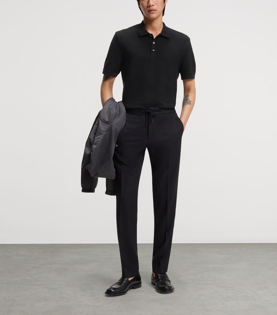 BOSS Mens Cotton Polo Shirt Image 4