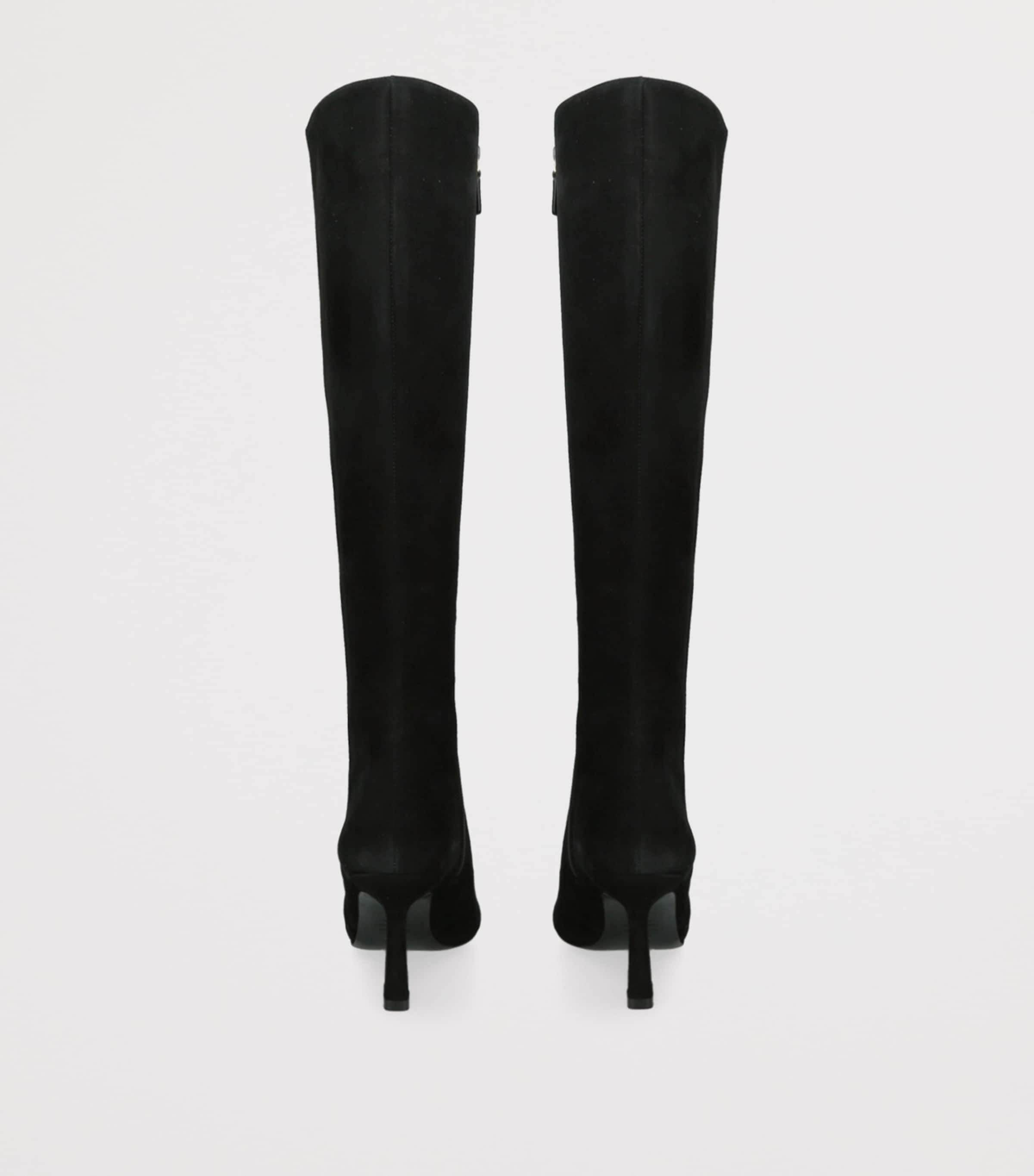 Suede Vinnie Boots 85 BLACK Image 2