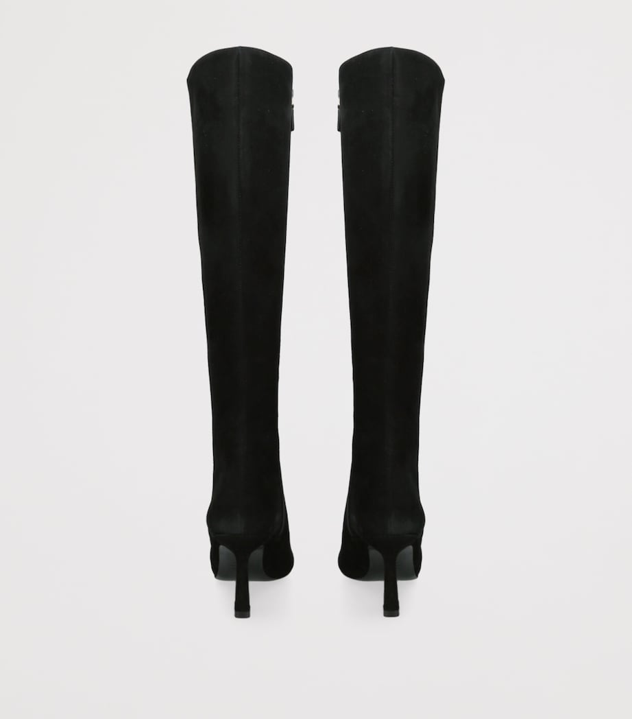 Suede Vinnie Boots 85 BLACK Image 2