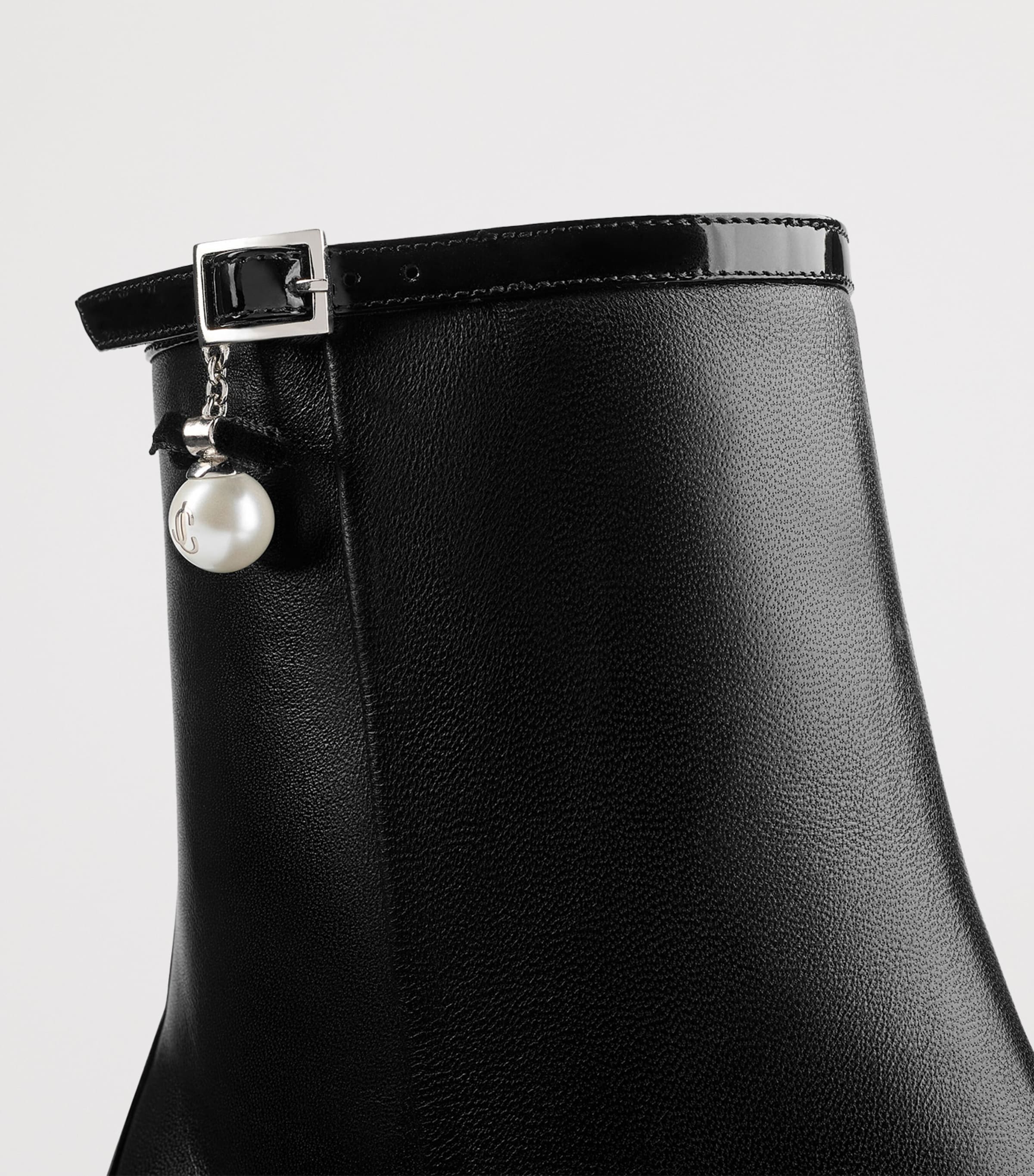 Andry 60 Leather Ankle Boots BLACK/BLACK Image 2