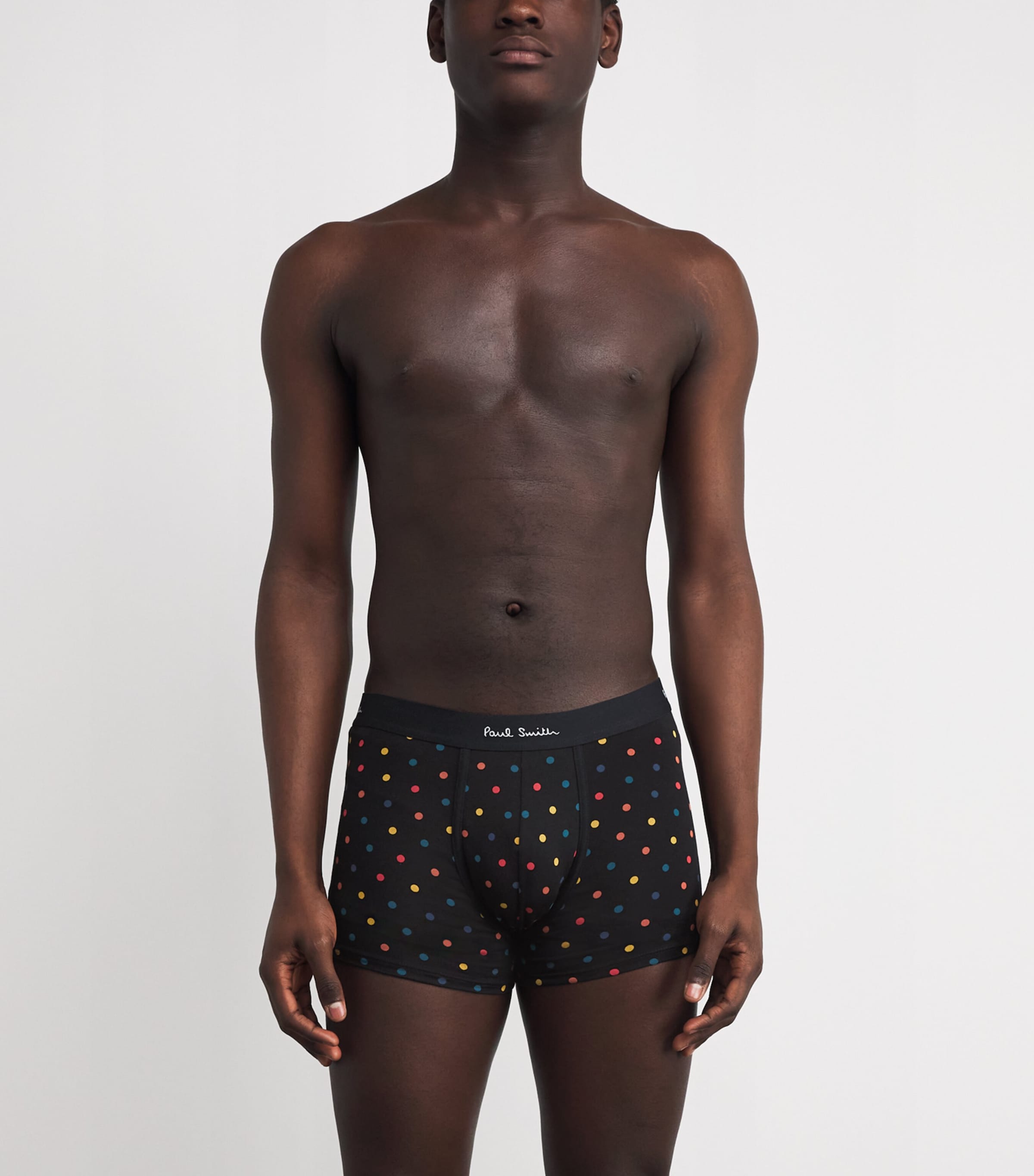 Stretch-Cotton Trunks (Pack of 5) 1A MUTICOLOUR Image 2