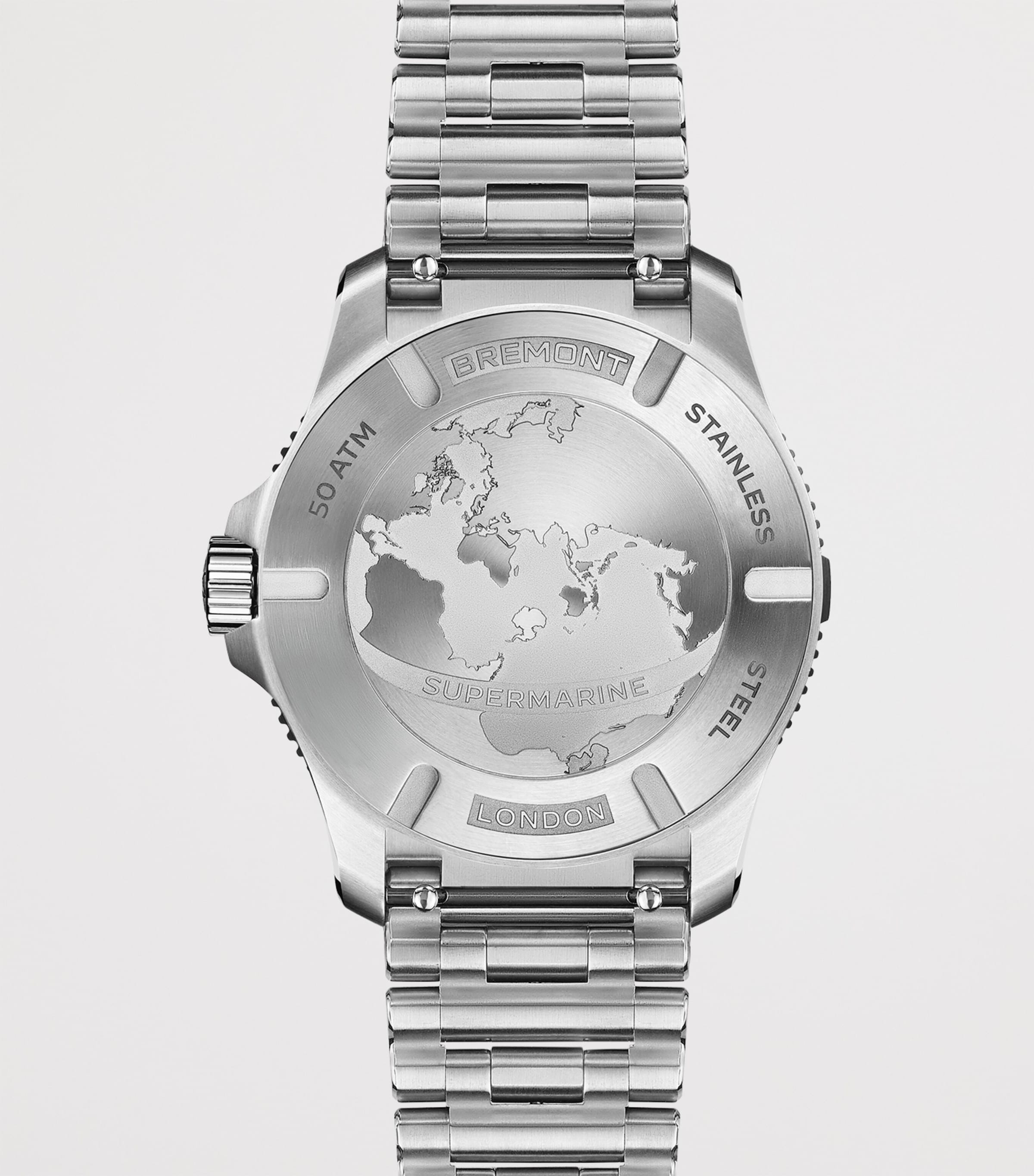 Stainless Steel 500m Supermarine Watch 43mm WHITE Image 2