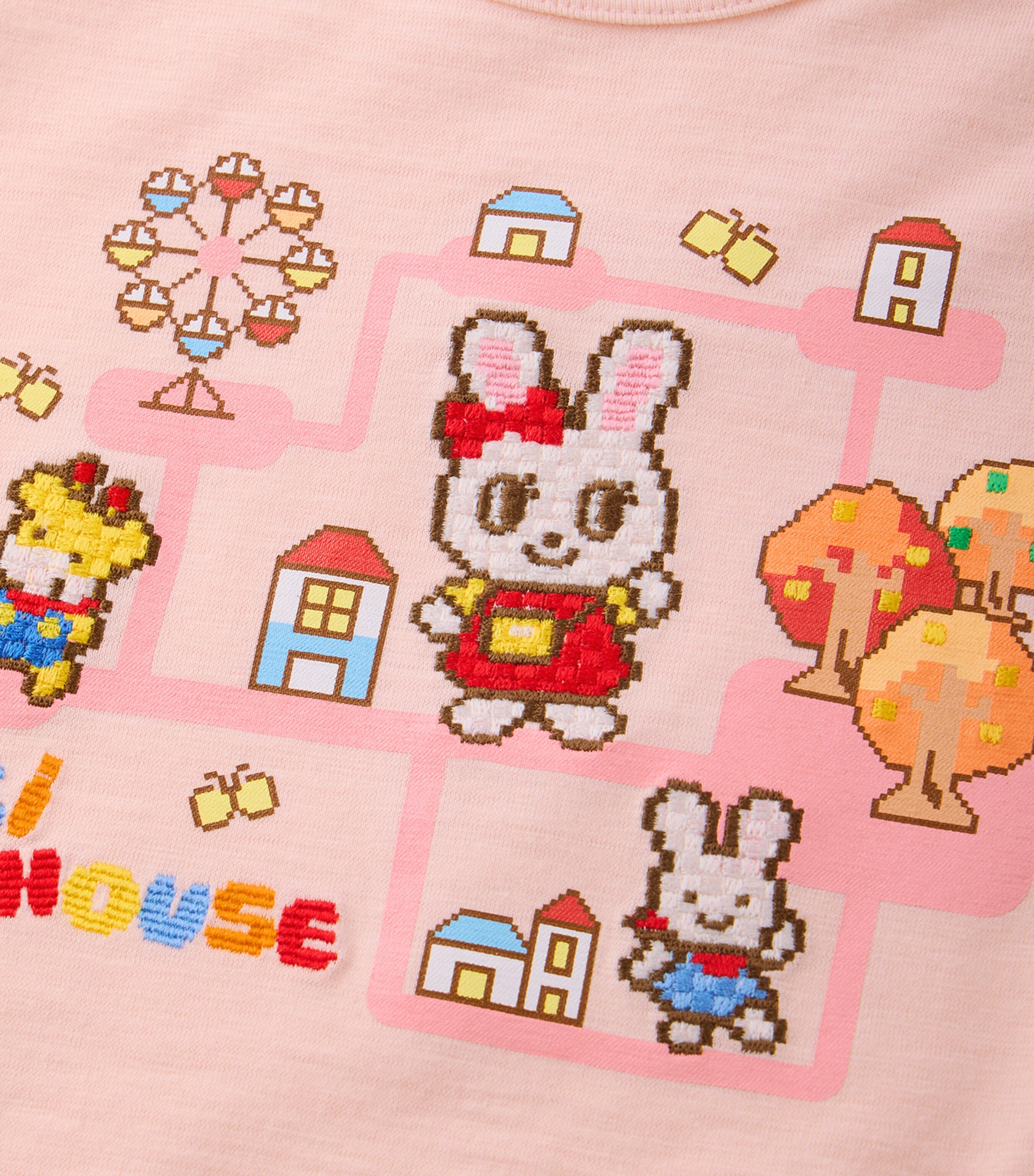 Miki House Cotton Embroidered T-Shirt (12 Months-7 Years) Image 4