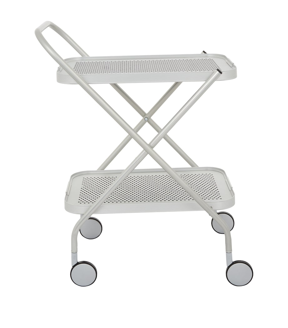 Two-Tier Serving Trolley SILVER Image 1