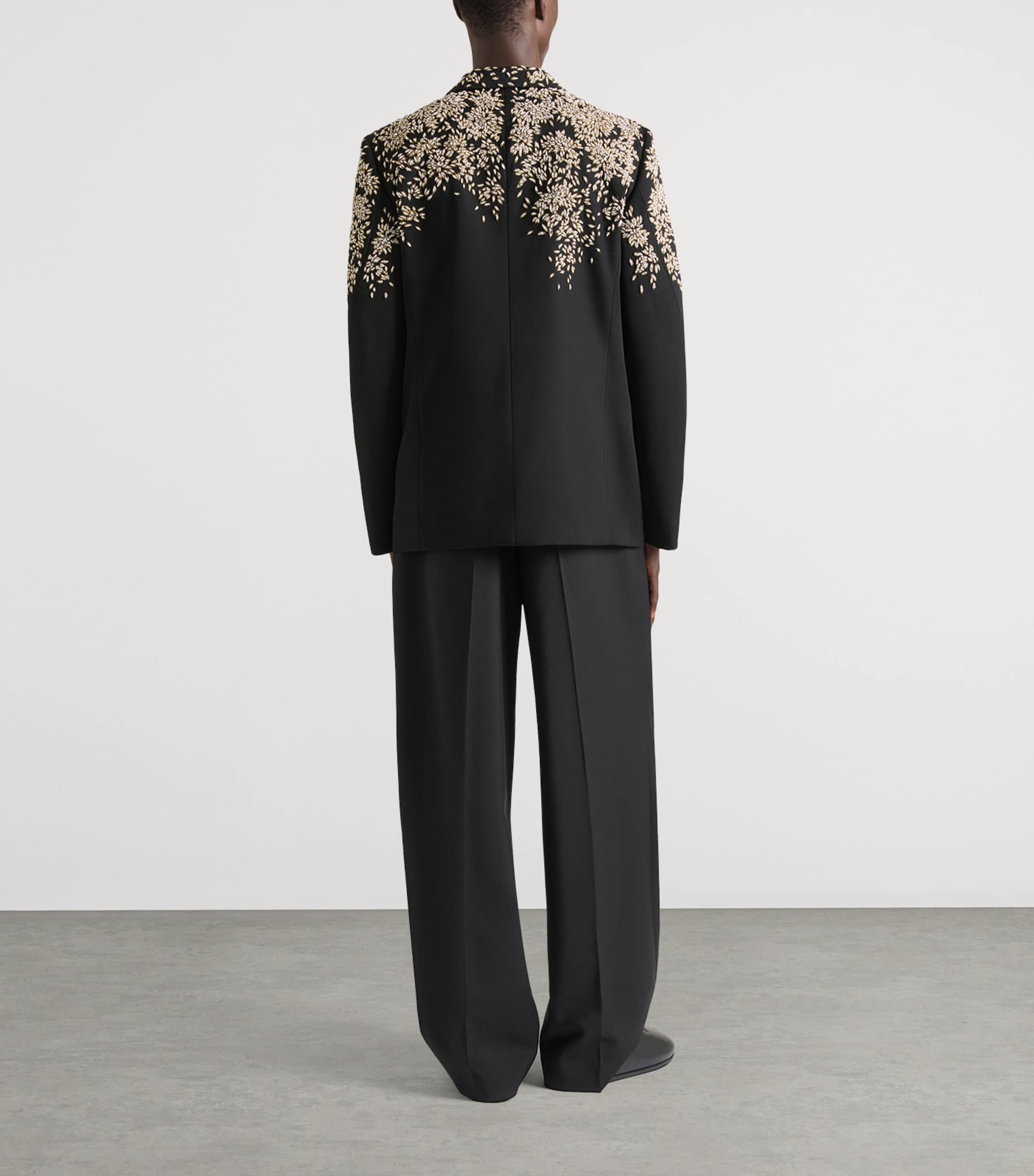 Givenchy Mens Wool Embellished Blazer Image 4