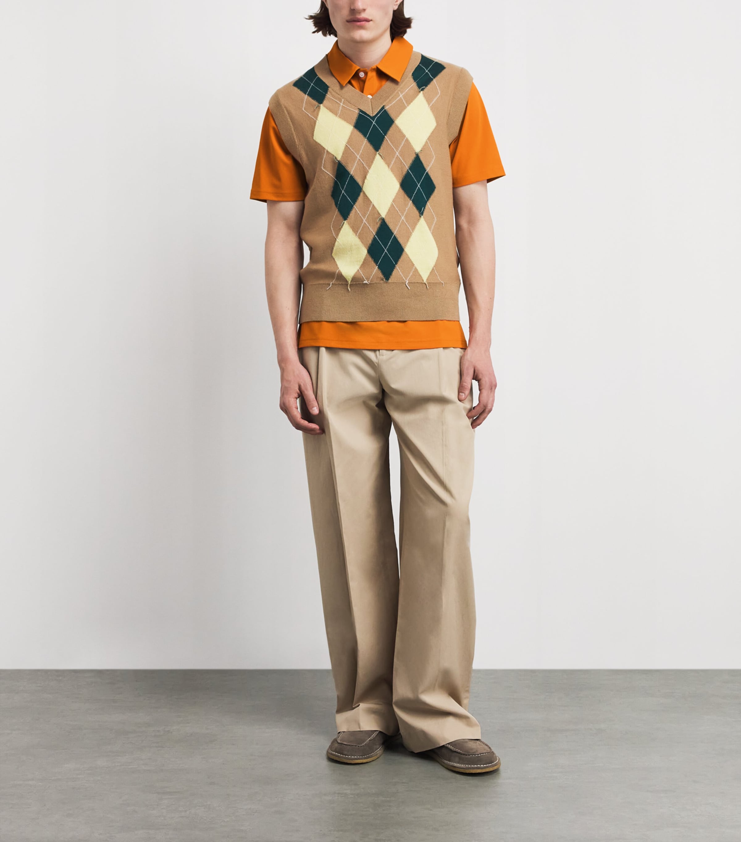 Malbon Mens Fairway Polo Shirt Marmalade Image 2