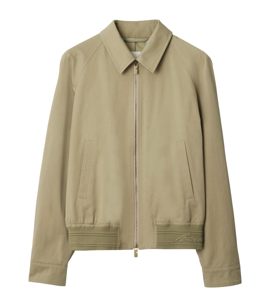 Cotton Twill Harrington Jacket SKYLARK Image 1