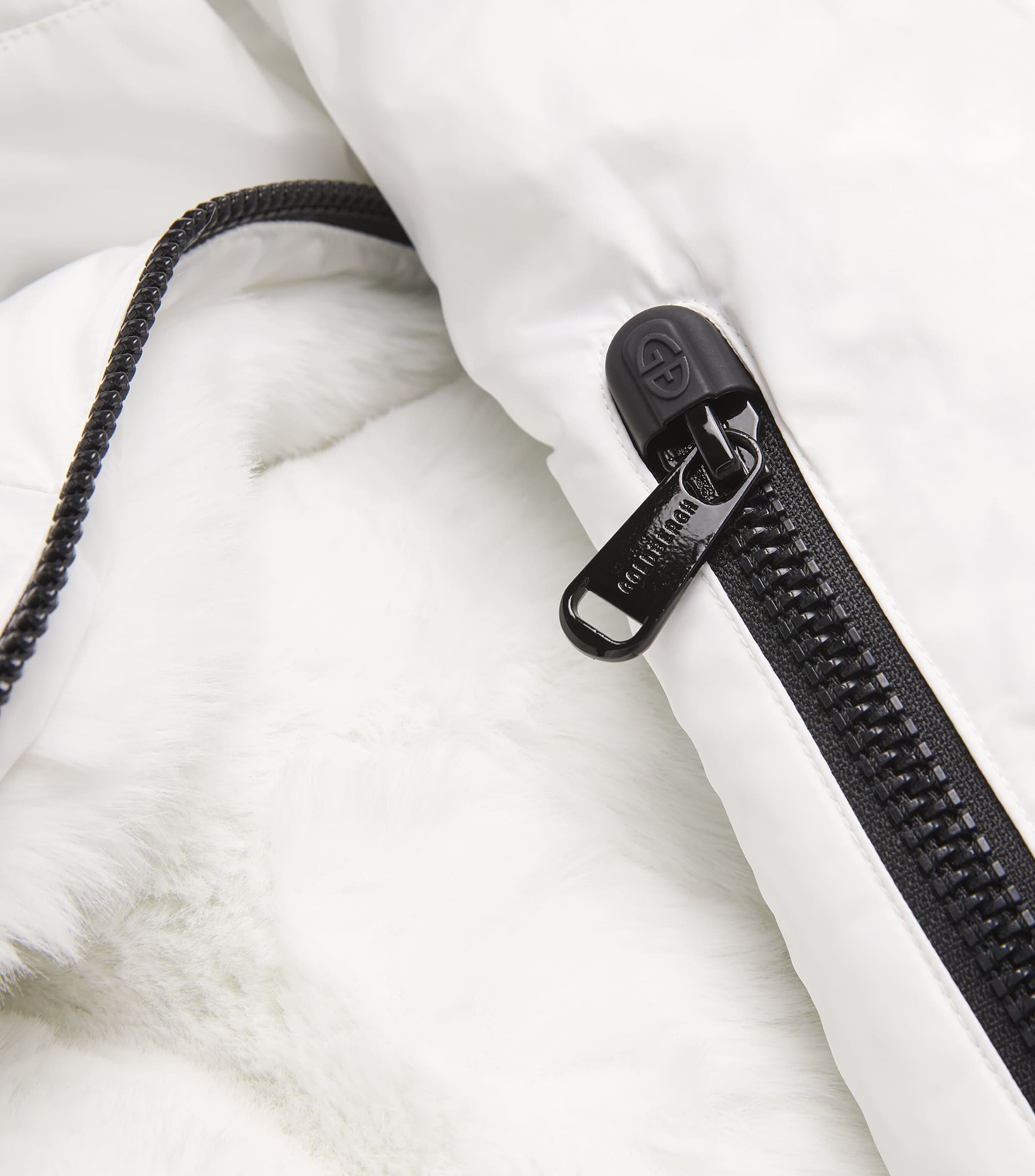 Reversible Faux Fur Indira Ski Jacket 8000 WHITE Image 5