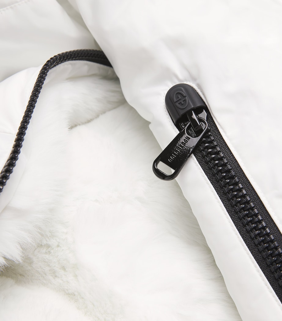 Reversible Faux Fur Indira Ski Jacket 8000 WHITE Image 5