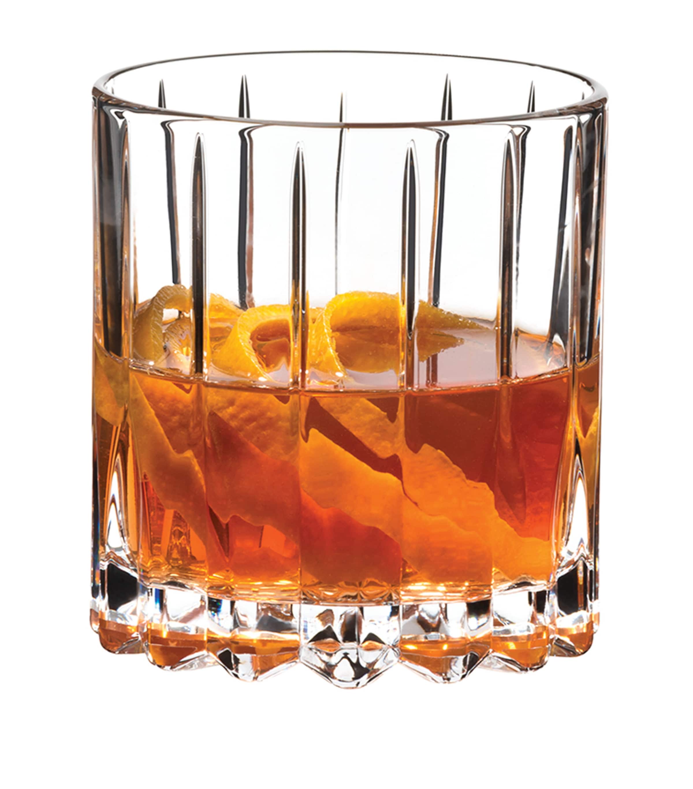 Set of 2 Crystal Drink Specific Neat Glasses (174ml) CLEAR Image 2