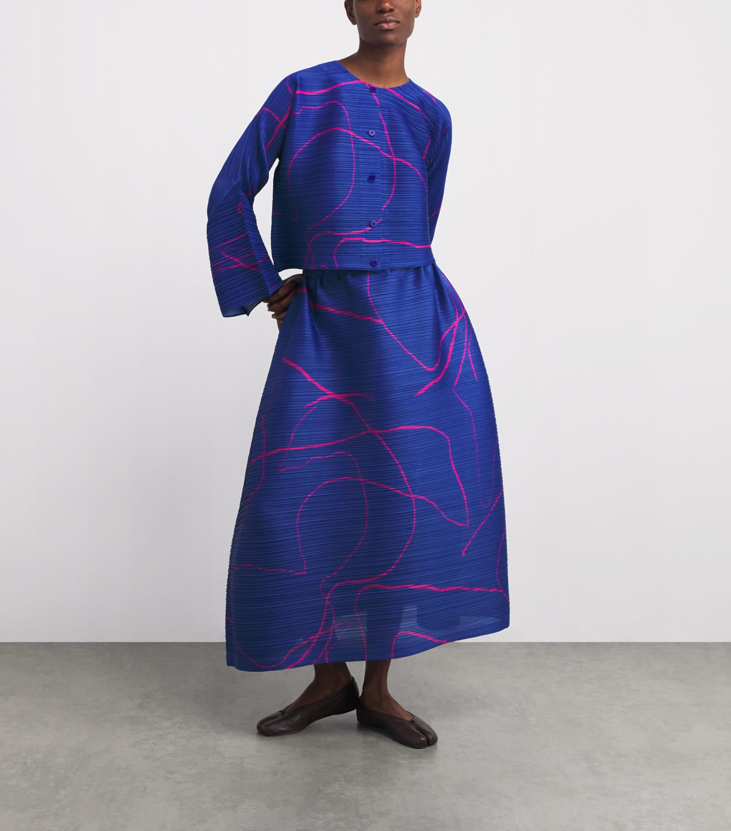 Printed Pause Jacket BLUE Image 2