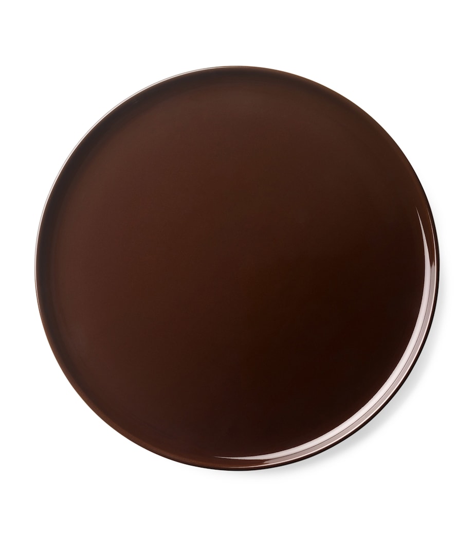 Set of 2 Porcelain Collective Dinner Plates (26cm) MOCHA Image 3