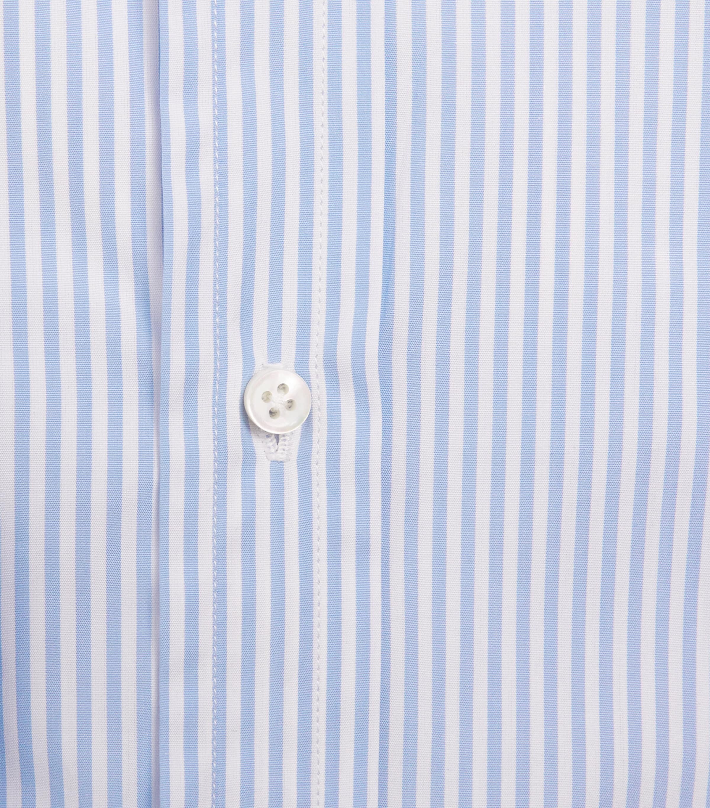 Ralph Lauren Purple Label Mens Stripe Aston Shirt Blue White Image 6