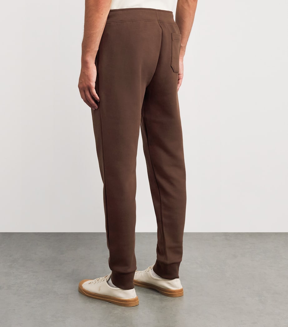 Cotton-Blend Polo Pony Sweatpants BROWN Image 4