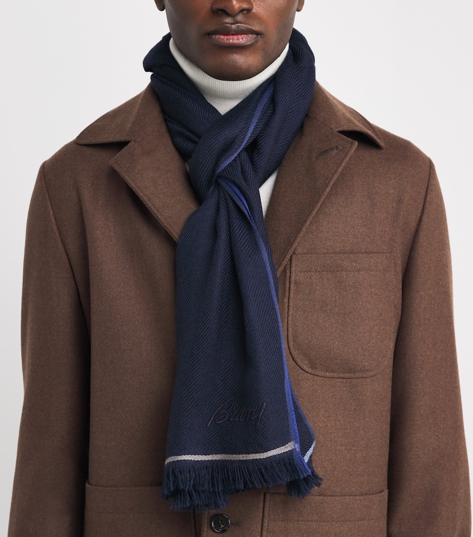 Cashmere Fringed Scarf 4149 Image 2