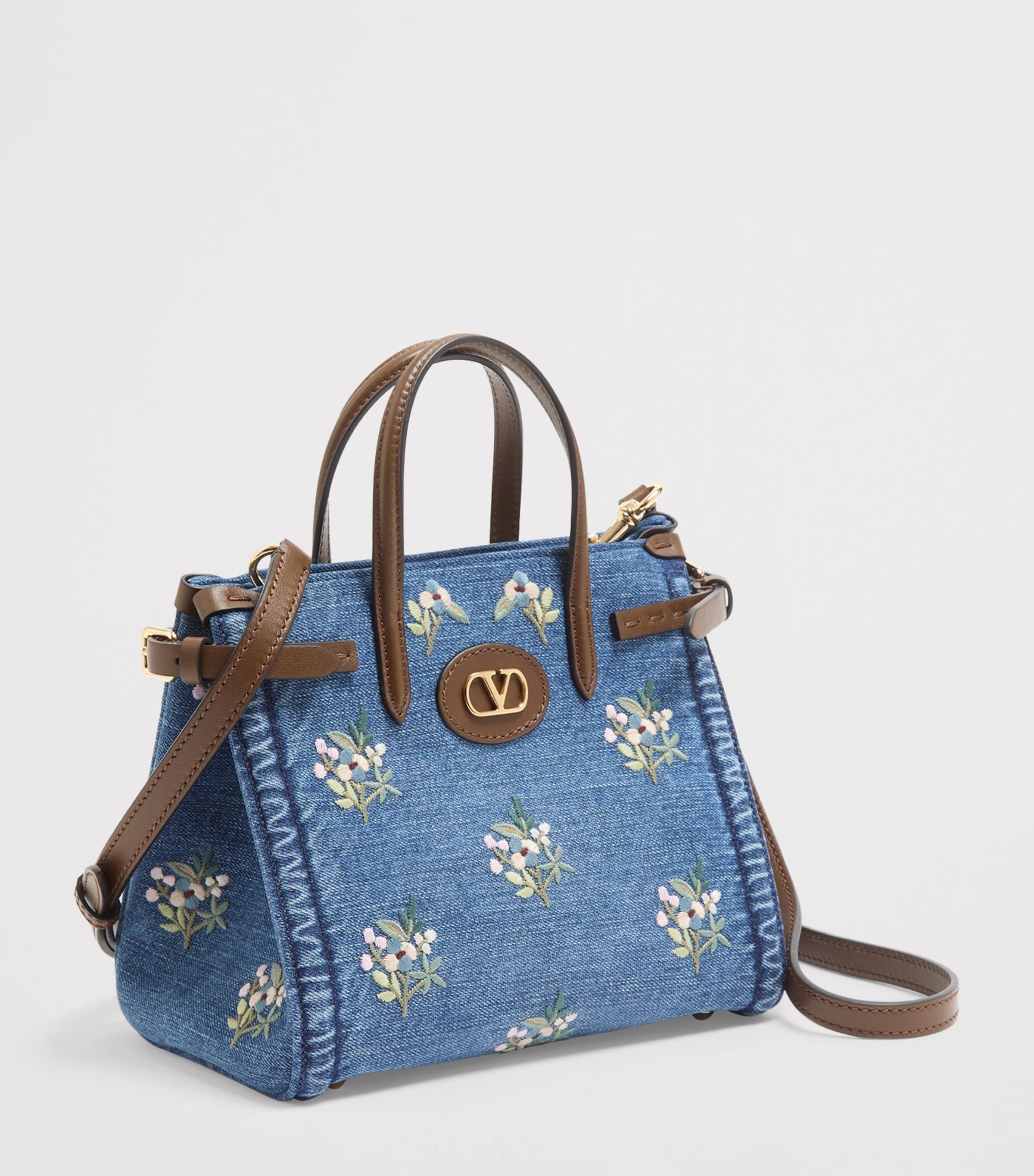 Valentino Garavani Small Embroidered Antibes Top-Handle Bag Axm Image 2