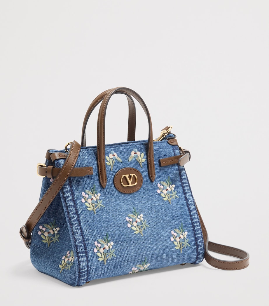 Valentino Garavani Small Embroidered Antibes Top-Handle Bag Axm Image 2