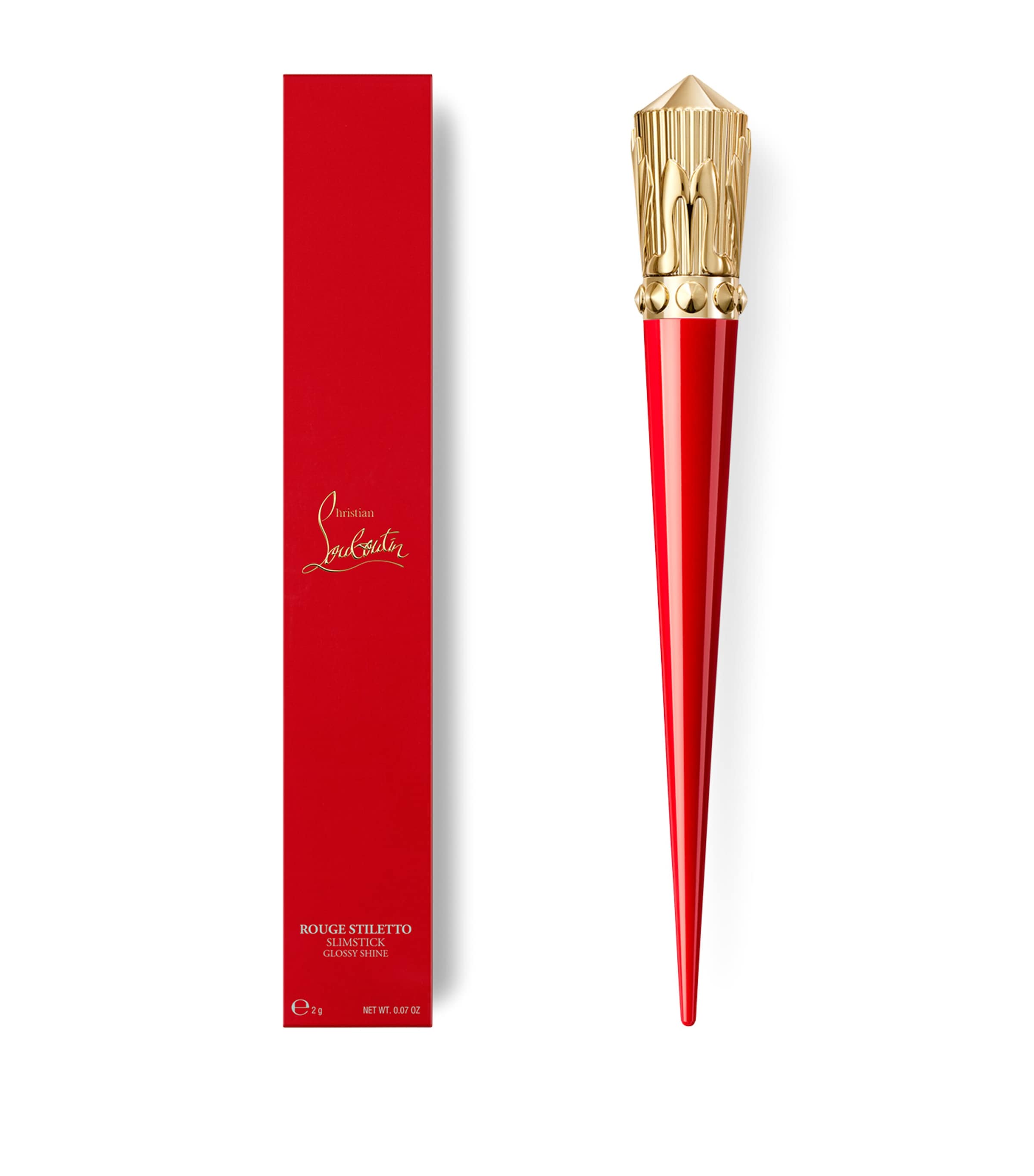 Christian Louboutin Rouge Stiletto Glossy Shine Lipstick Barekate Image 3