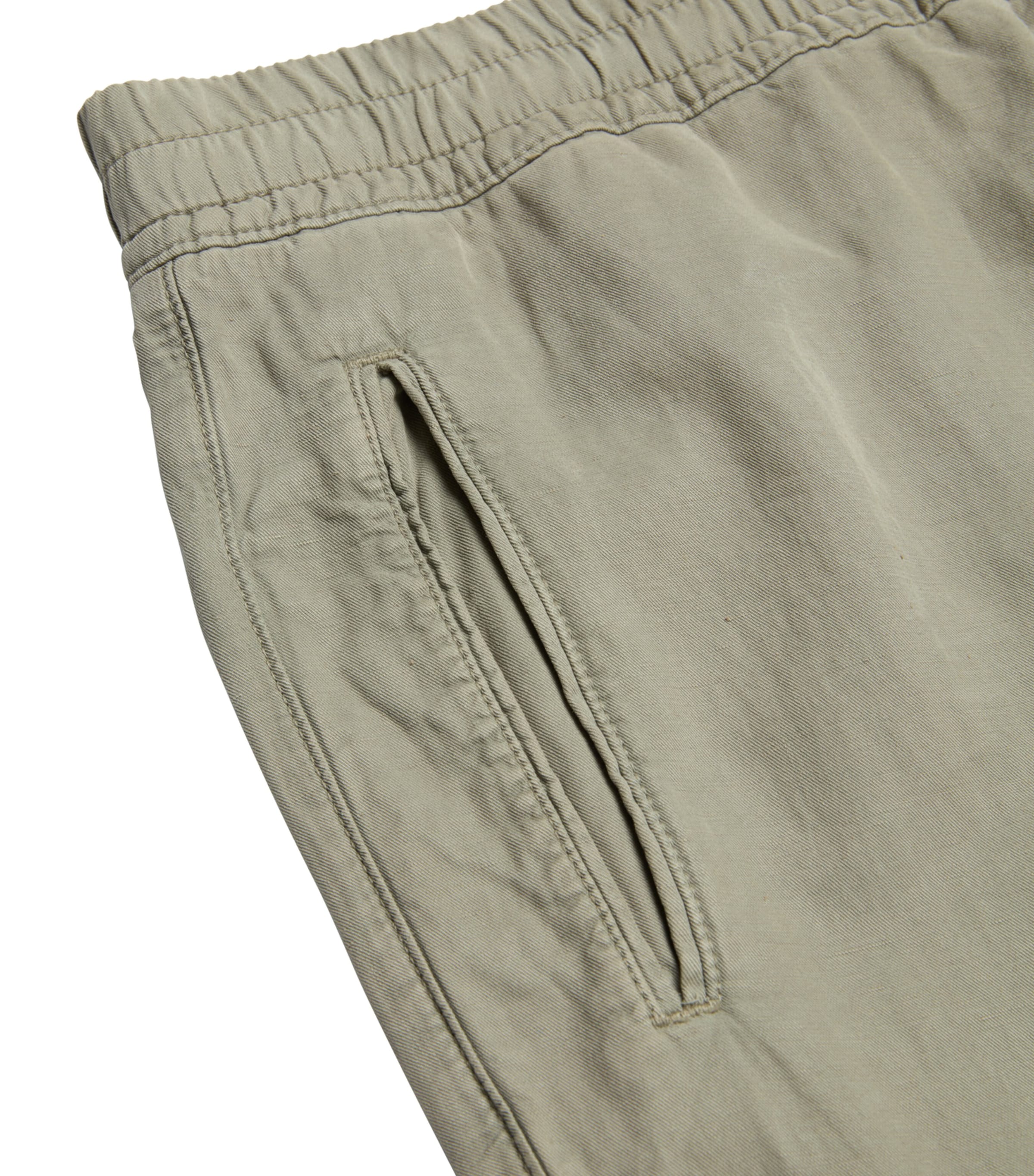 Lyocell-Blend Elasticated Trousers SAGE Image 2