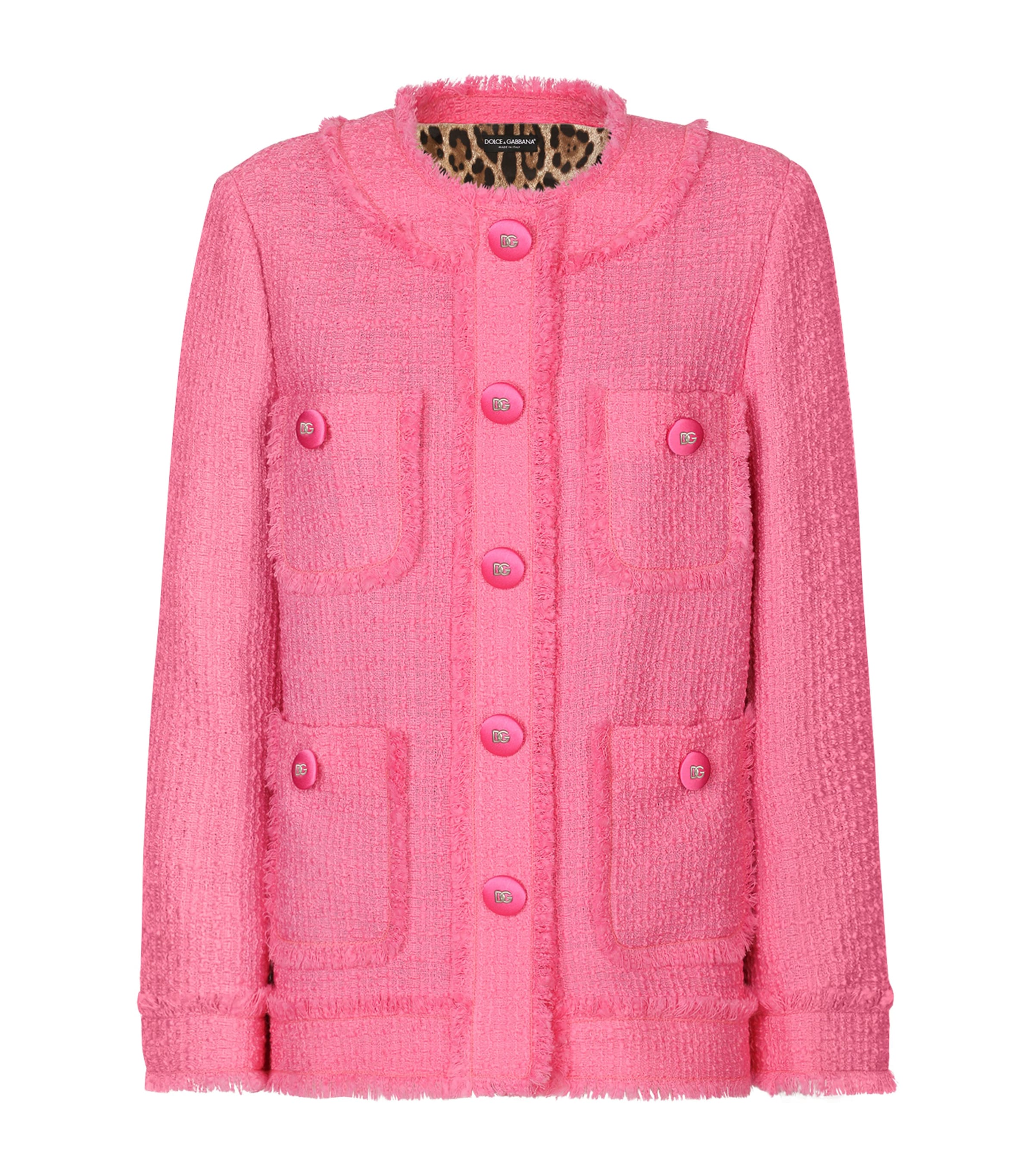 Dolce & Gabbana Wool-blend Tweed Jacket