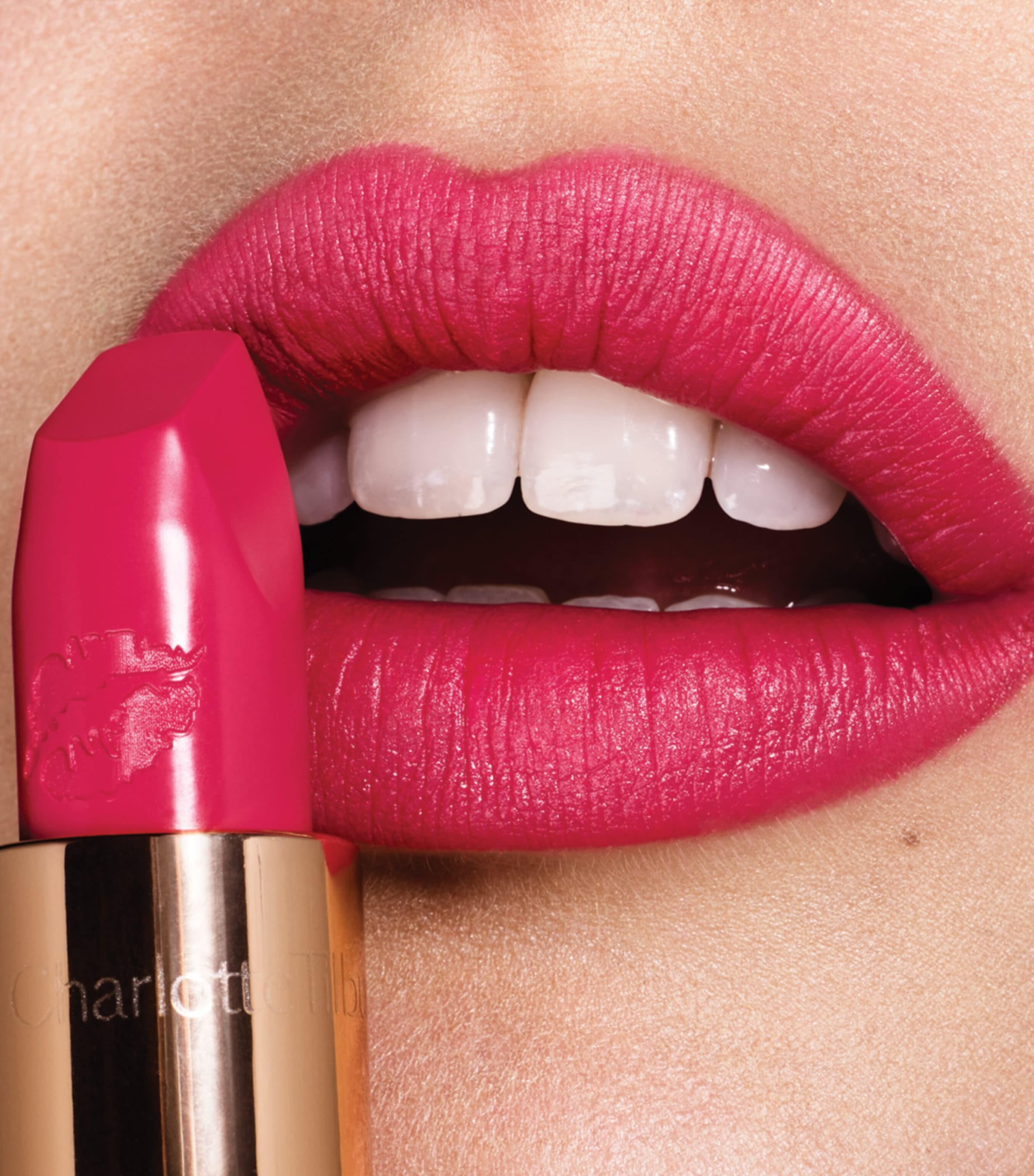 Charlotte Tilbury Hot Lips Lipstick Electric Poppy Image 2
