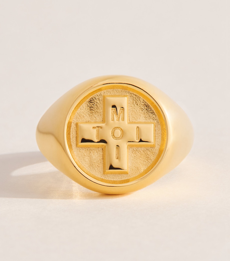 TILLY SVEAAS Gold-Plated Moi + Toi Ring Gold Image 1