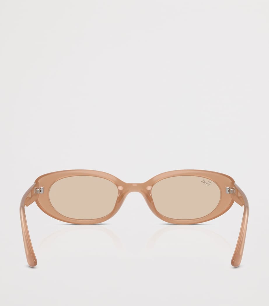 Ray-Ban Injected Oval Sunglasses Brown Image 4