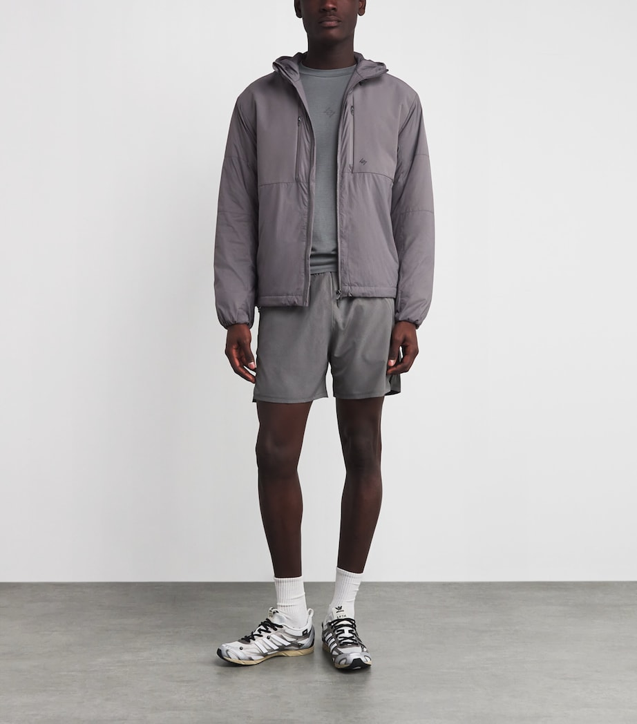 Panelled Insulated Jacket STEEL Image 2