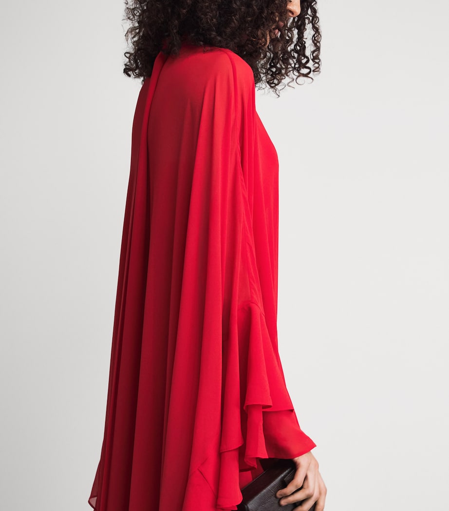 red chiffon dress uk Red Chiffon Dresses