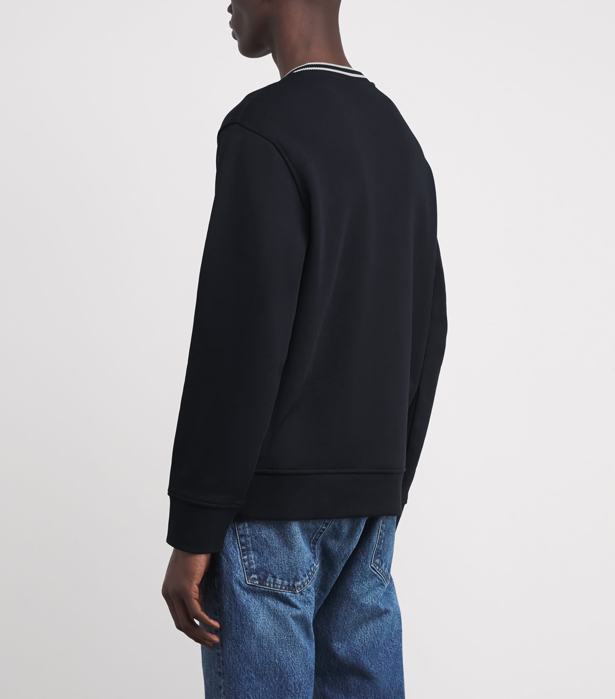 Cotton Embroidered Logo Sweatshirt UB118 Image 4