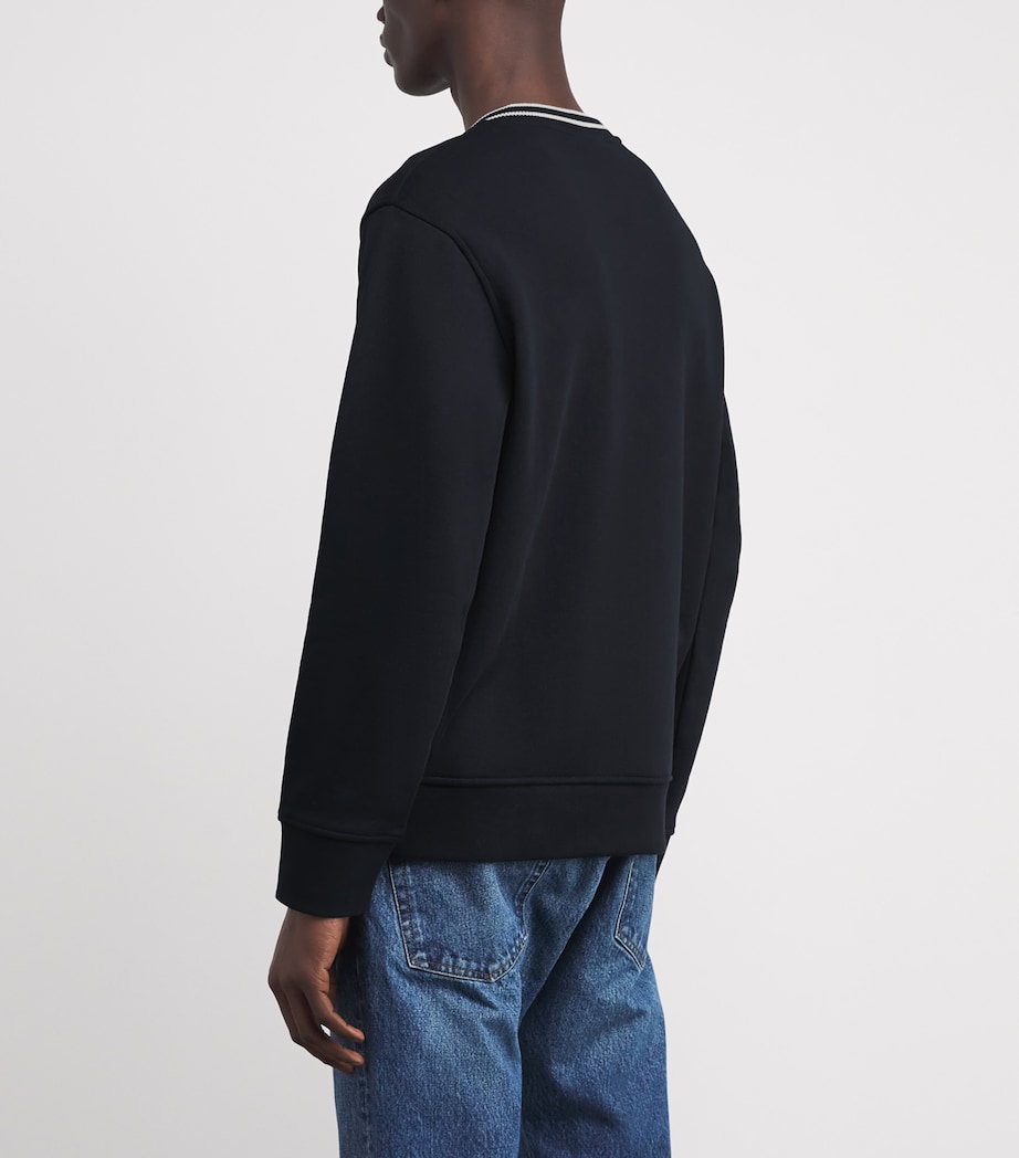 Cotton Embroidered Logo Sweatshirt UB118 Image 4