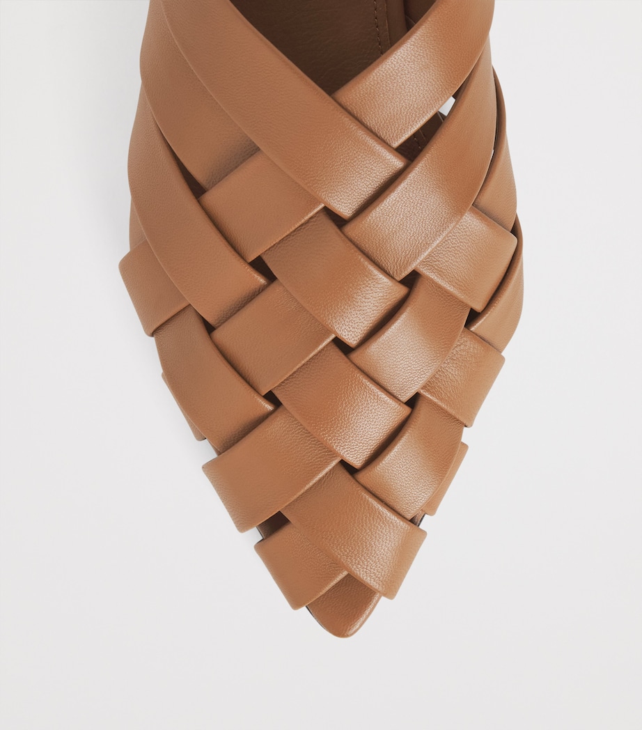 Leather Eve Flats BROWN Image 5